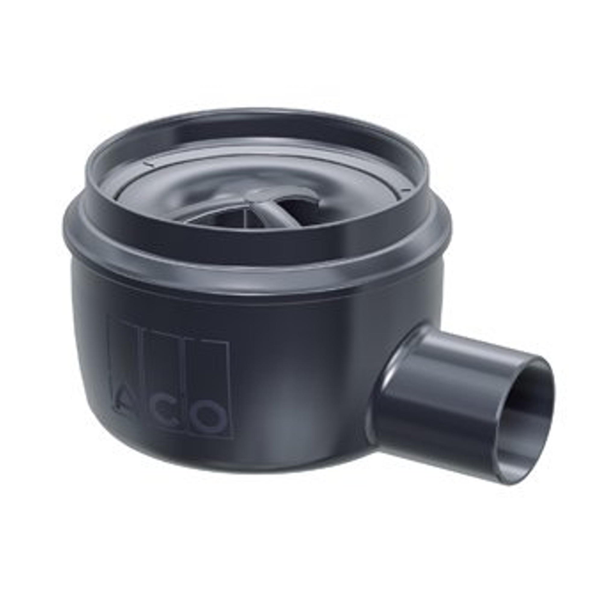 Aco Showerdrain easyflow afvoerput horizontaal uitlaat 50mmstankslot 50mm grijs 2026401 - Afbeelding 3