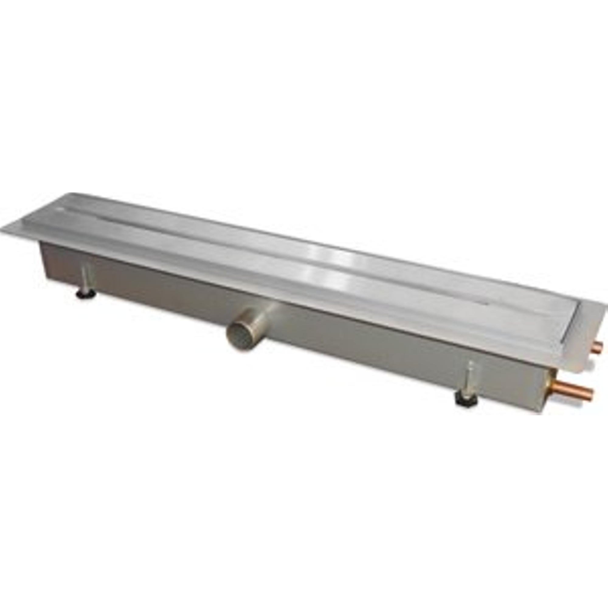 Aco WTW ShowerDrain douchegoot RVS m .vloerflens 800mm aansluiting links inbouw diepte 120mm kiwa 2131172 - Afbeelding 4