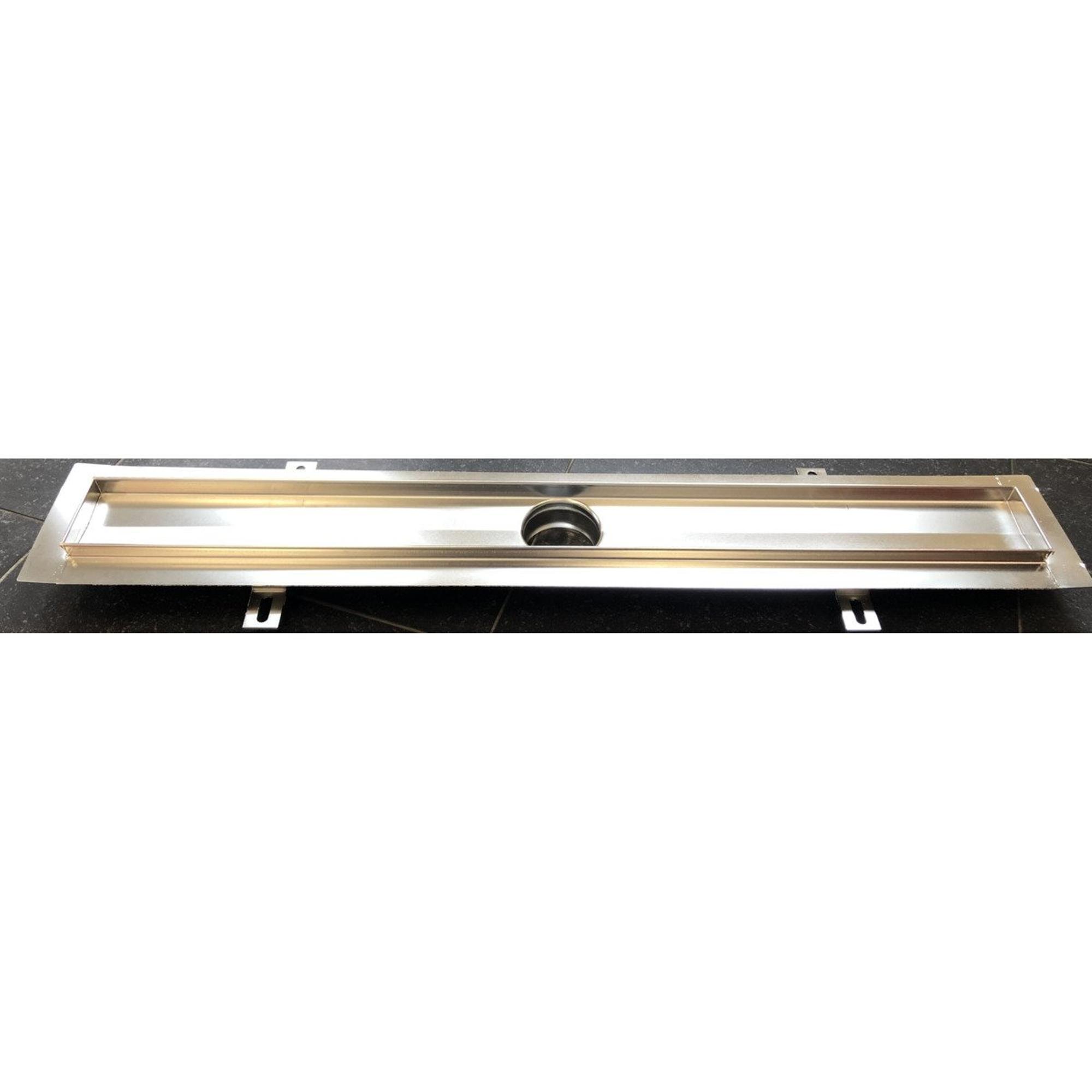 Aco Flexdrain e douchegoot met flens 78,7x8,7cm rvs z338674 - Afbeelding 7