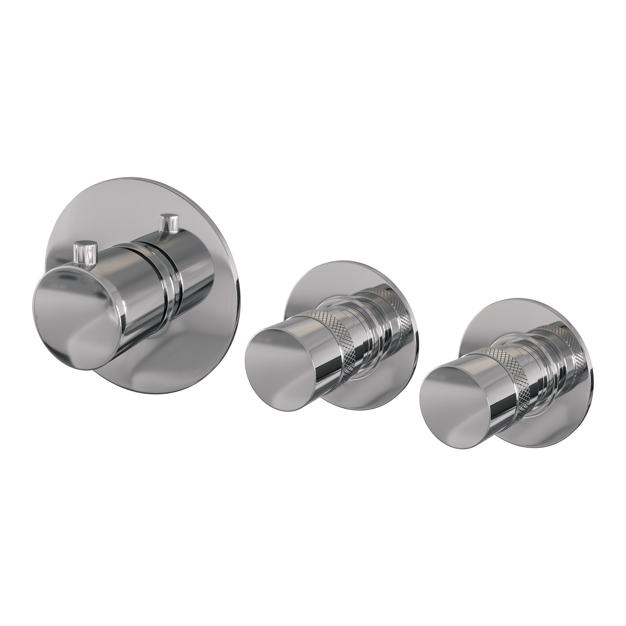 Brauer Chrome Edition Inbouw Badkraan - Met Uitloop - 3-standen Handdouche Rond - 5-CE-023 - Afbeelding 3