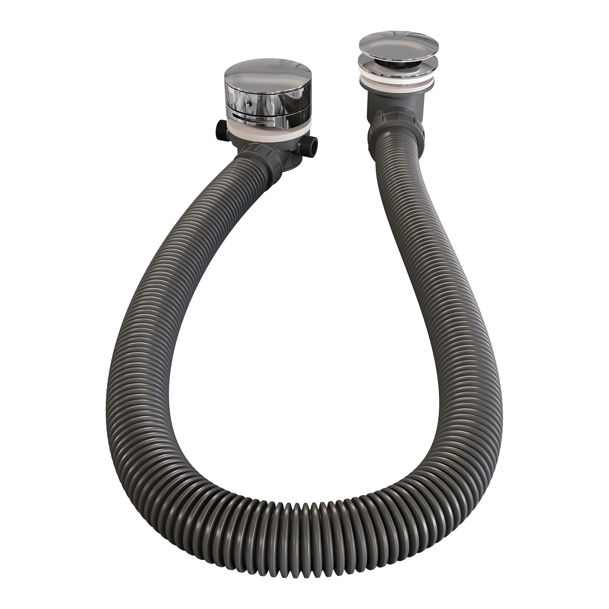 Brauer Chrome Carving Inbouw Badkraan - Zonder Uitloop - Staafmodel Handdouche - 5-CE-095 - Afbeelding 8