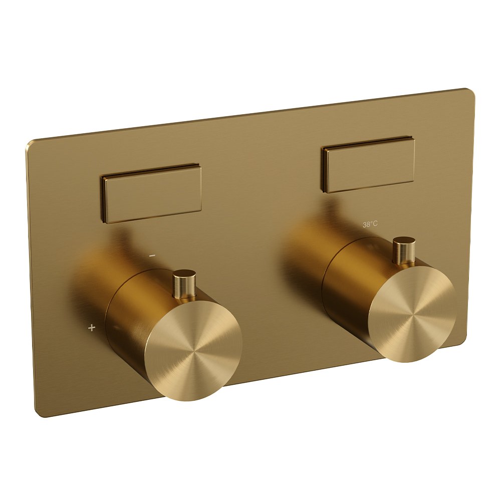 Brauer Gold Edition Inbouw Badkraan - Met Uitloop - Staafmodel Handdouche - 5-GG-210 - Afbeelding 3