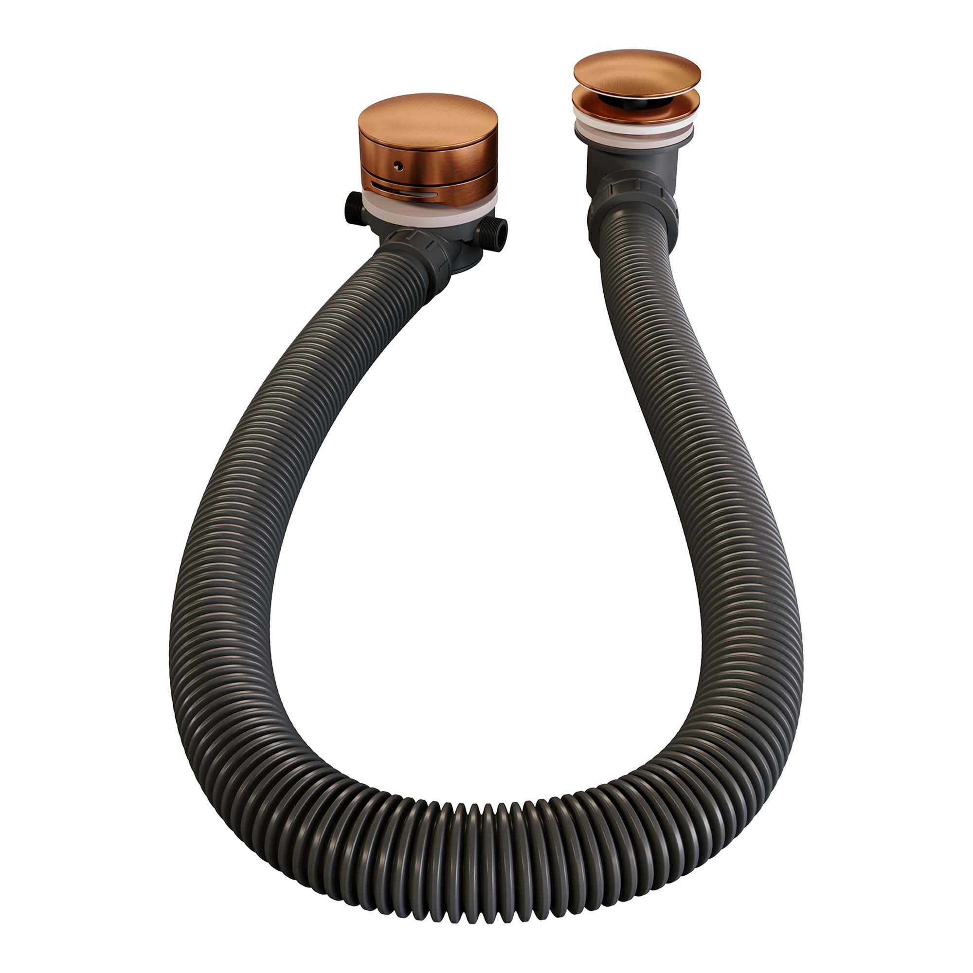 Brauer Copper Carving Inbouw Badkraan - Zonder Uitloop - 3-standen Handdouche Rond - 5-GK-096 - Afbeelding 7