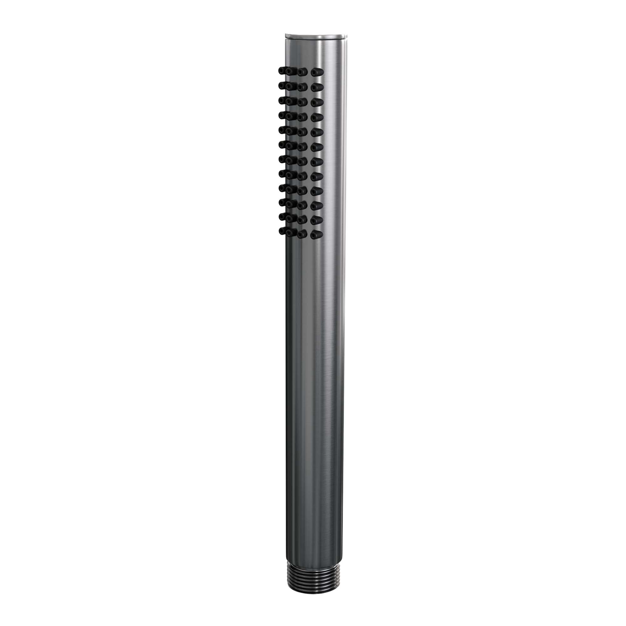 Brauer Gunmetal Carving Inbouw Badkraan - Zonder Uitloop - Staafmodel Handdouche - 5-GM-095 - Afbeelding 5