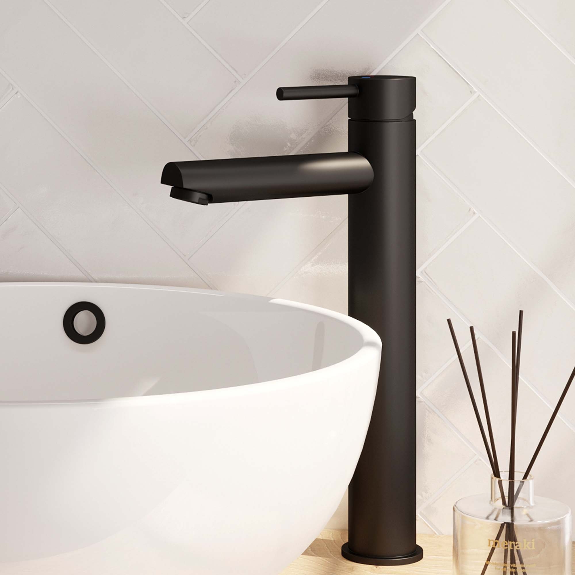 Brauer Black Edition Opbouw Wastafelkraan - Verhoogd - 5-S-002 - Afbeelding 2