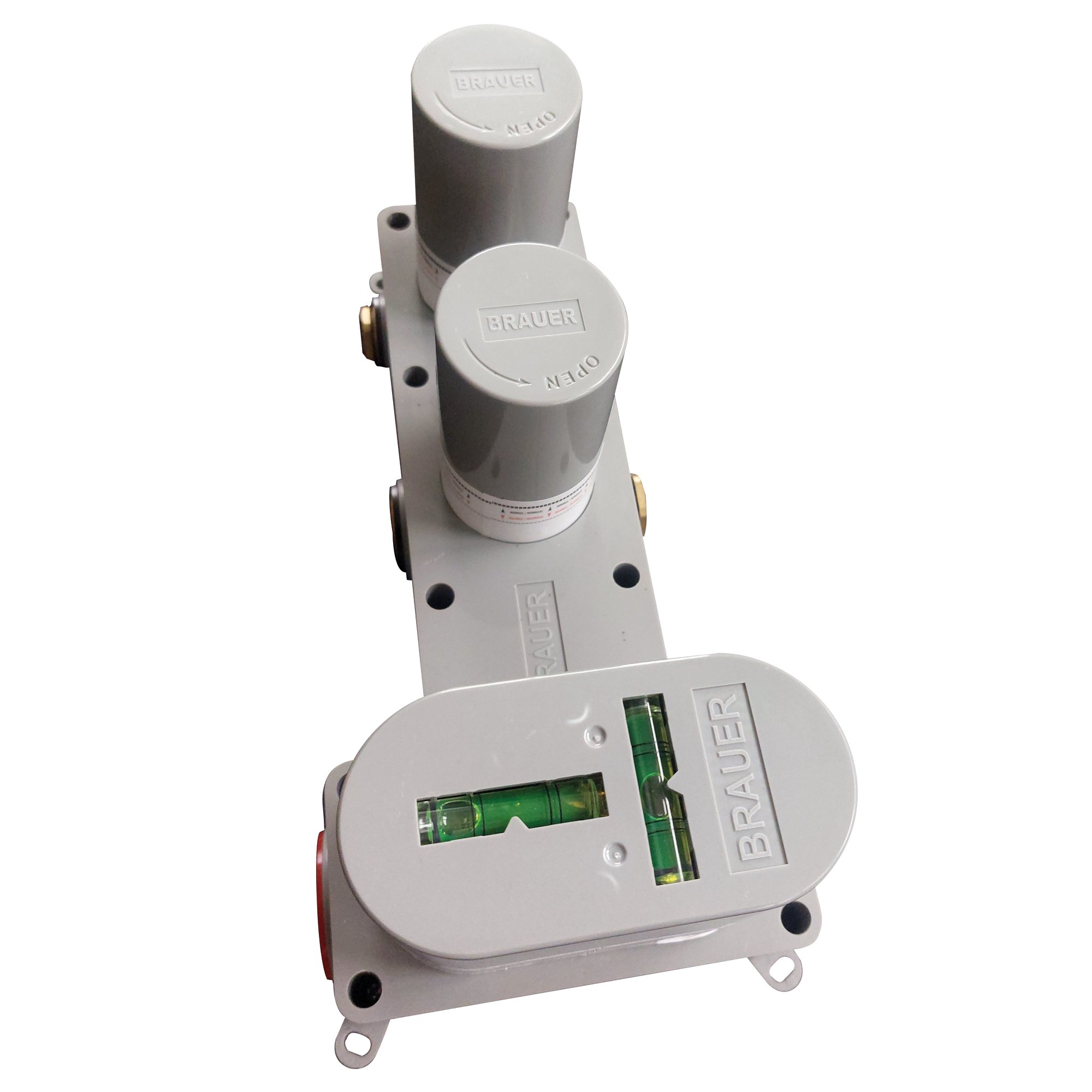 Brauer Black Carving Inbouw Doucheset - Staafmodel Handdouche - 20 cm Hoofddouche - Gebogen Wandarm - 5-S-111 - Afbeelding 5