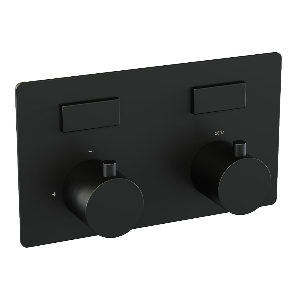 Brauer Black Edition Inbouw Badkraan - Met Uitloop - Staafmodel Handdouche - 5-S-210 - Afbeelding 3