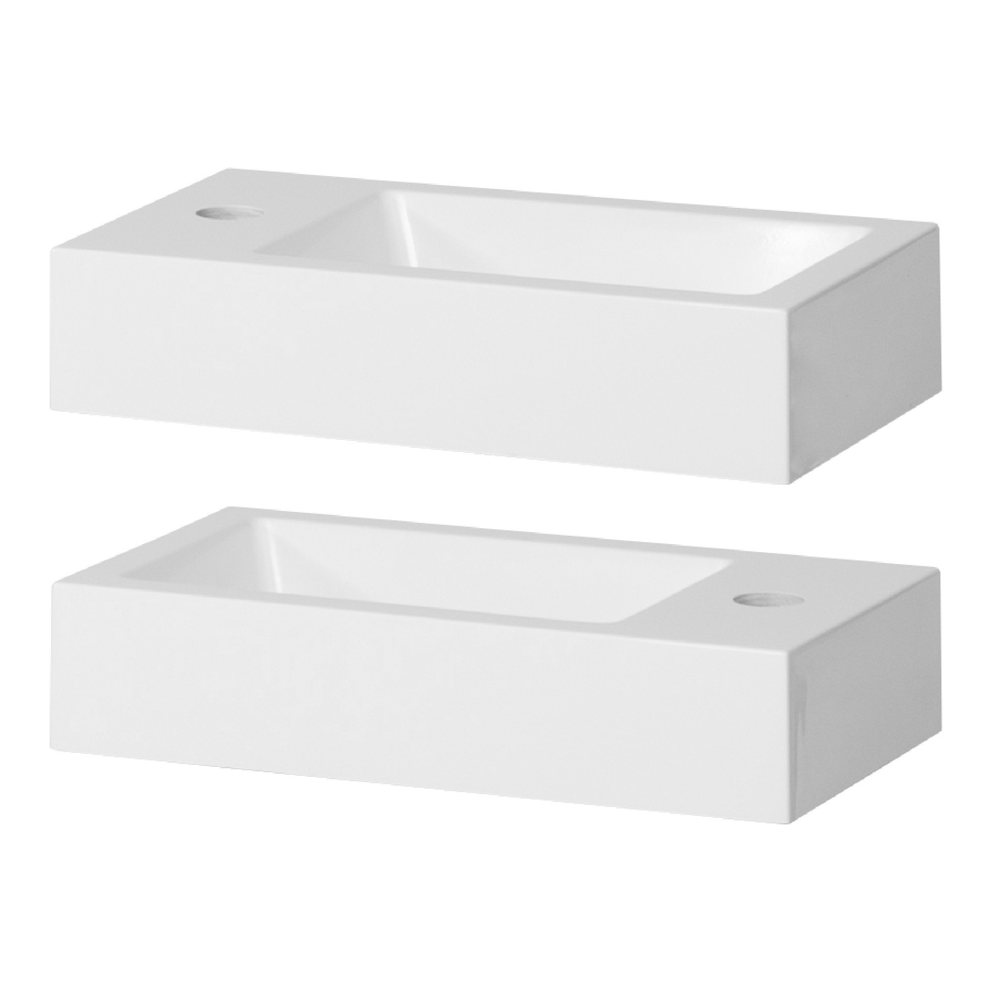 Brauer Black Edition Fonteinset - 40 cm x 22 cm - Mineraalmarmer - 5-S-FOS1 - Afbeelding 4