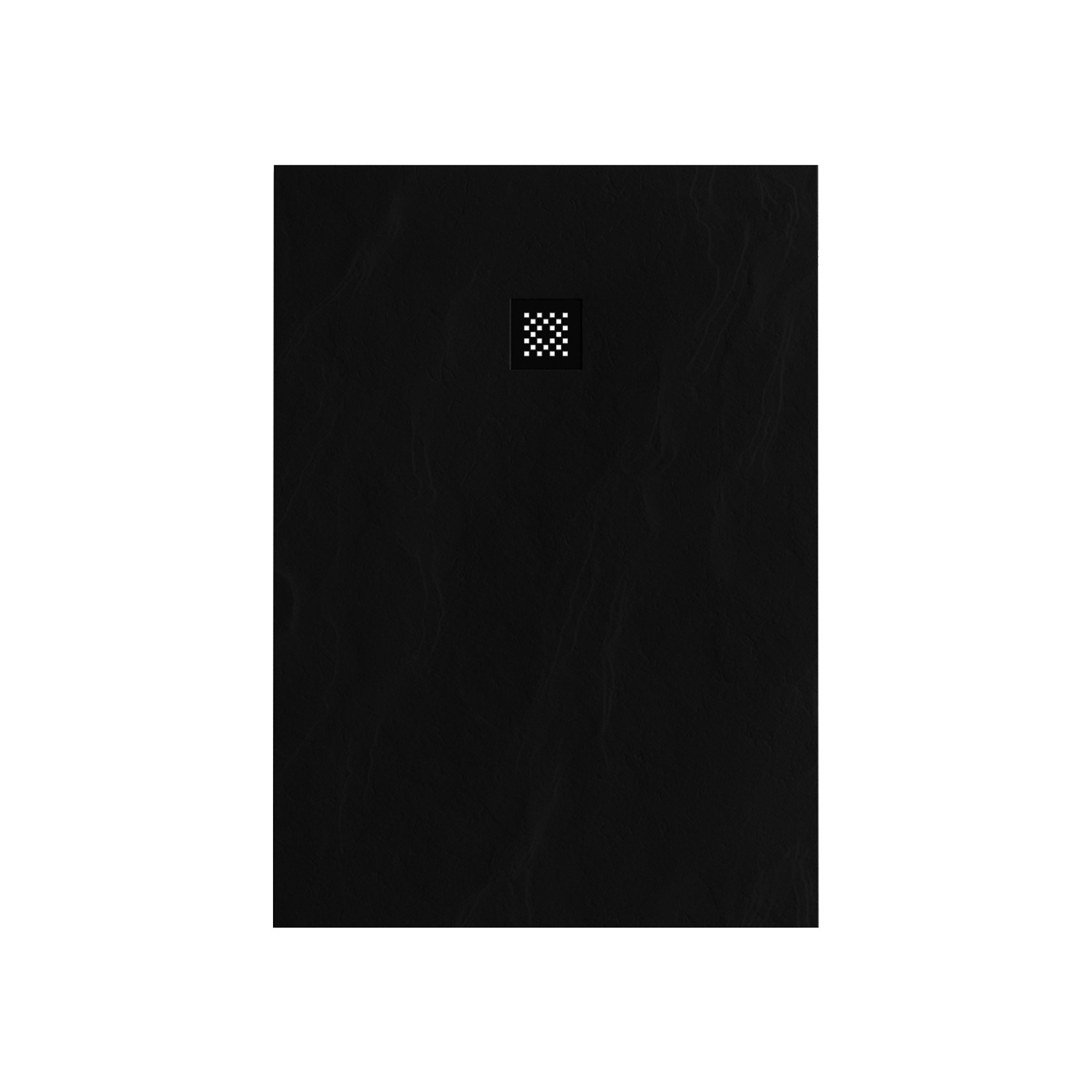 Brauer Asteroid douchebak mineraalmarmer - 140x100 cm - mat zwart - DB-AS100140MZ - Afbeelding 2