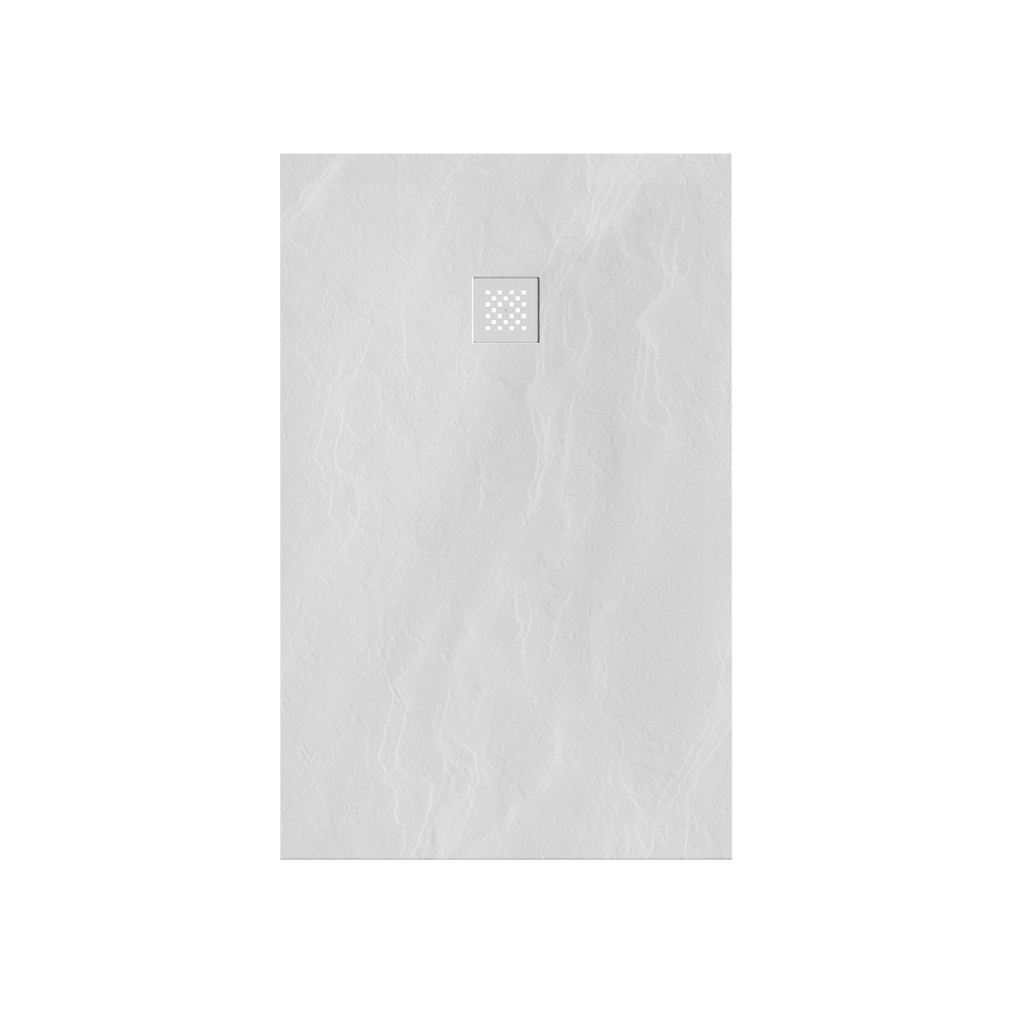 Brauer Asteroid douchebak mineraalmarmer - 140x90 cm - mat wit - DB-AS90140MW - Afbeelding 2