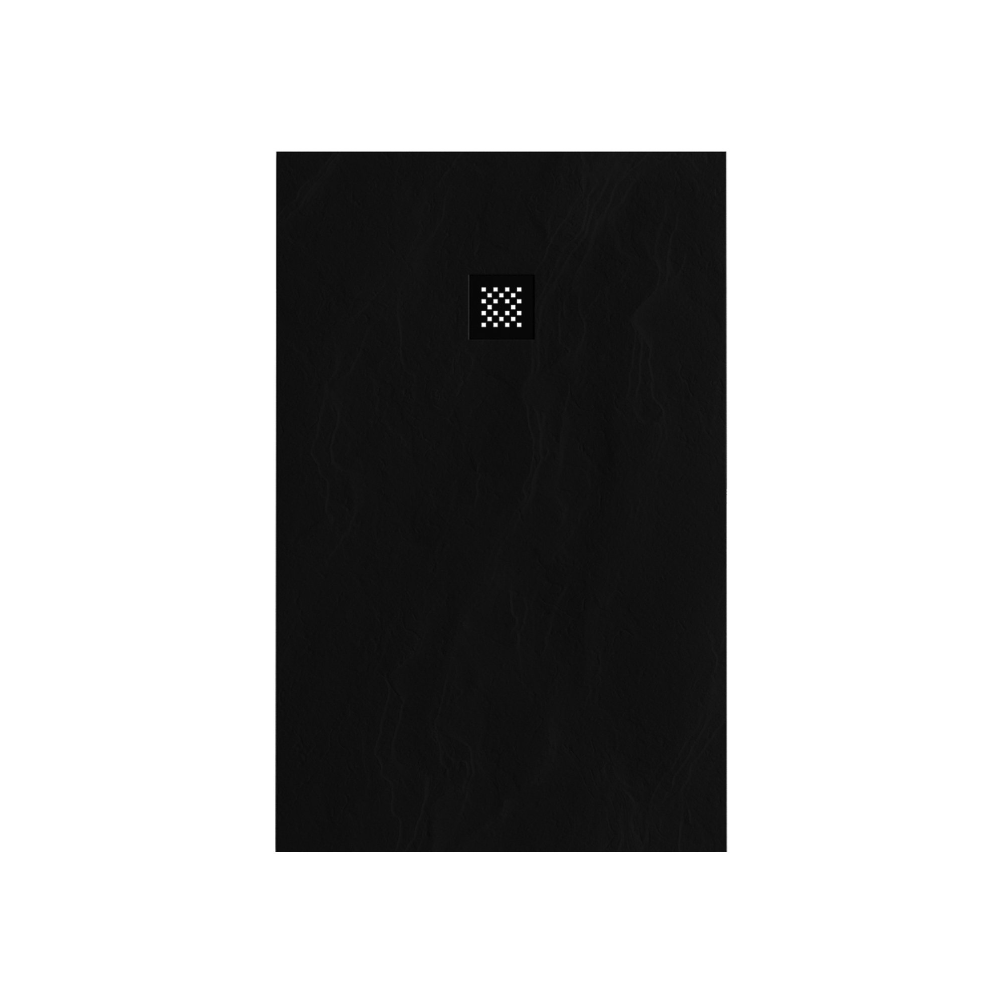 Brauer Asteroid douchebak mineraalmarmer - 140x90 cm - mat zwart - DB-AS90140MZ - Afbeelding 2