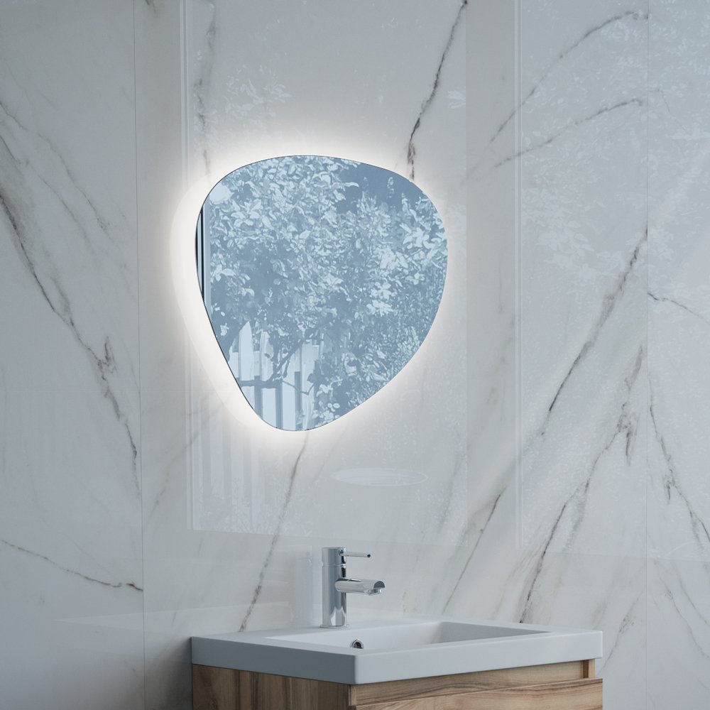 Brauer Ruby Deluxe Organische spiegels - 60 cm x 50 cm - LED - SP-RUD60OG - Afbeelding 4