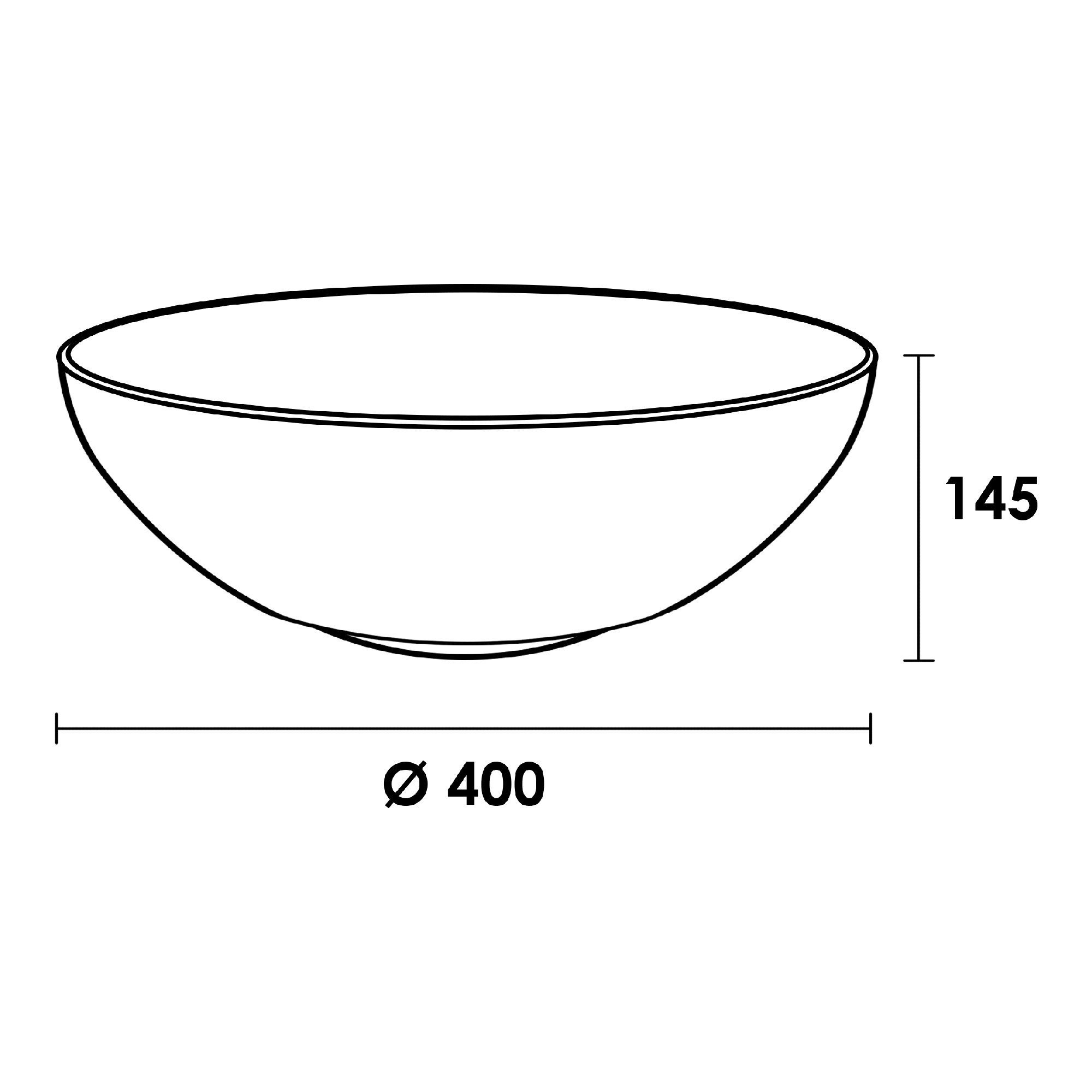 Brauer Bowl Waskom - 40 cm - Groen - WK-BO40ROMPG - Afbeelding 3