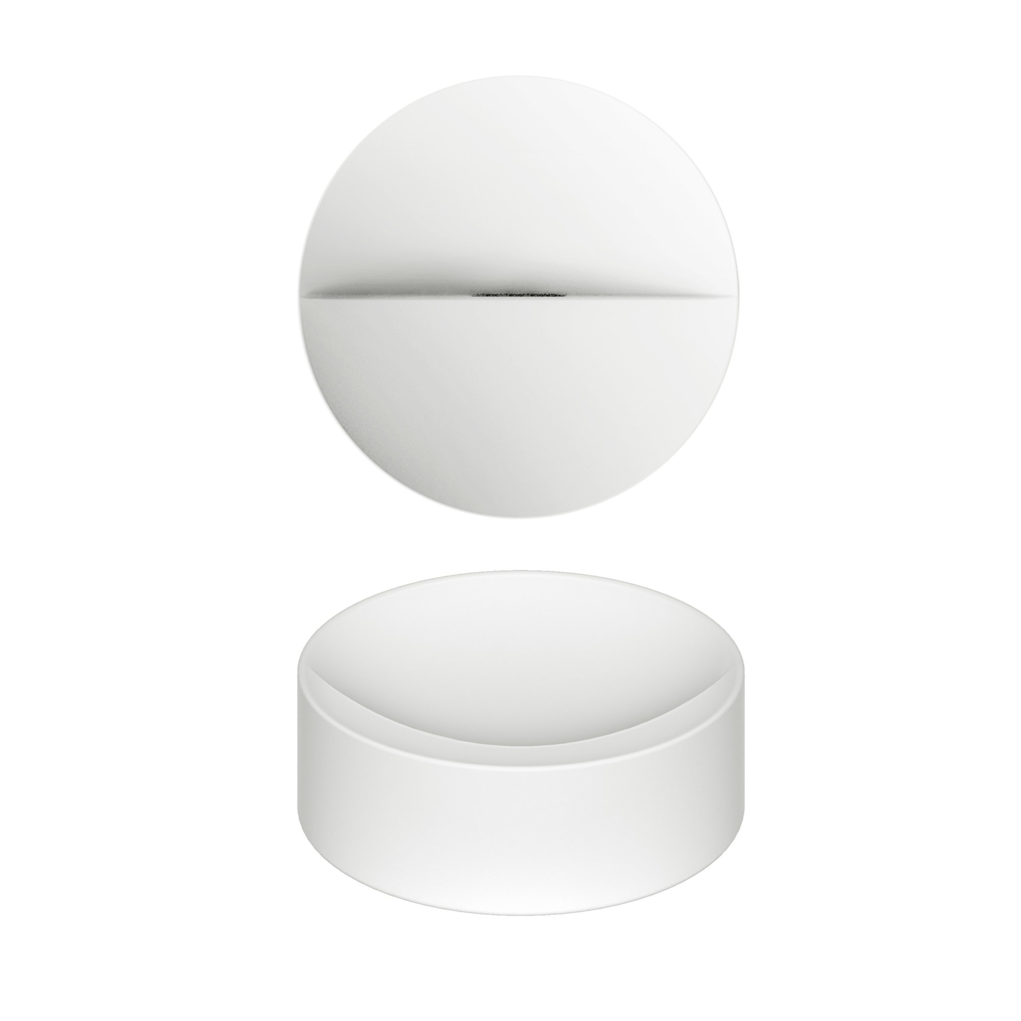 Clou Vale opzetfontein 22cm rond keramiek - mat wit - CL/03.02164 - Afbeelding 2