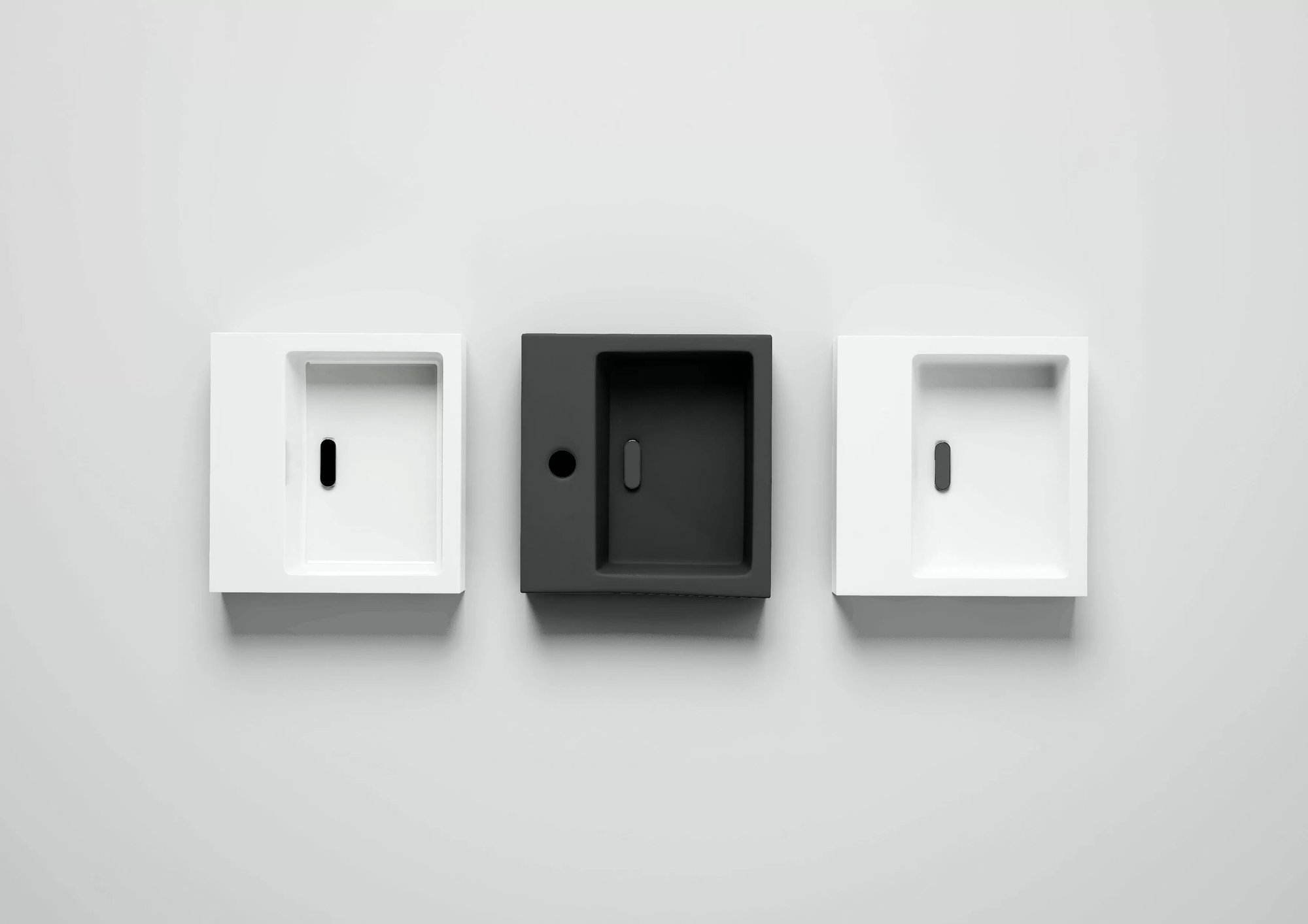Clou Flush 1 fontein 28x27cm keramiek - met kraangat - glans wit - CL/03.03010 - Afbeelding 6