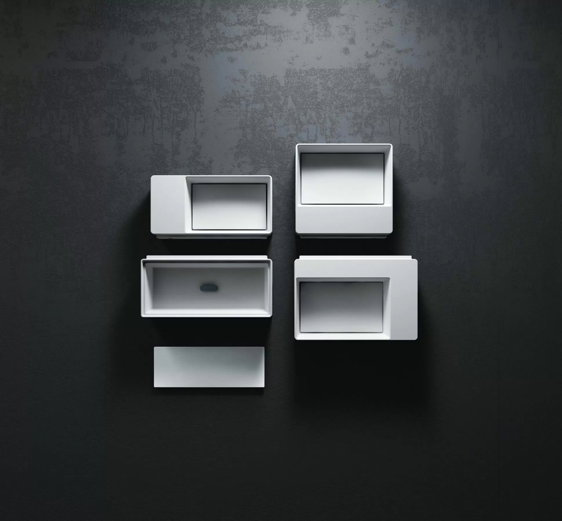 Clou New Flush 2 fontein 35,5x24,5cm aluite - voorbewerkt kraangat - mat wit - met afvoerplaat - CL/03.13420.02 - Afbeelding 6