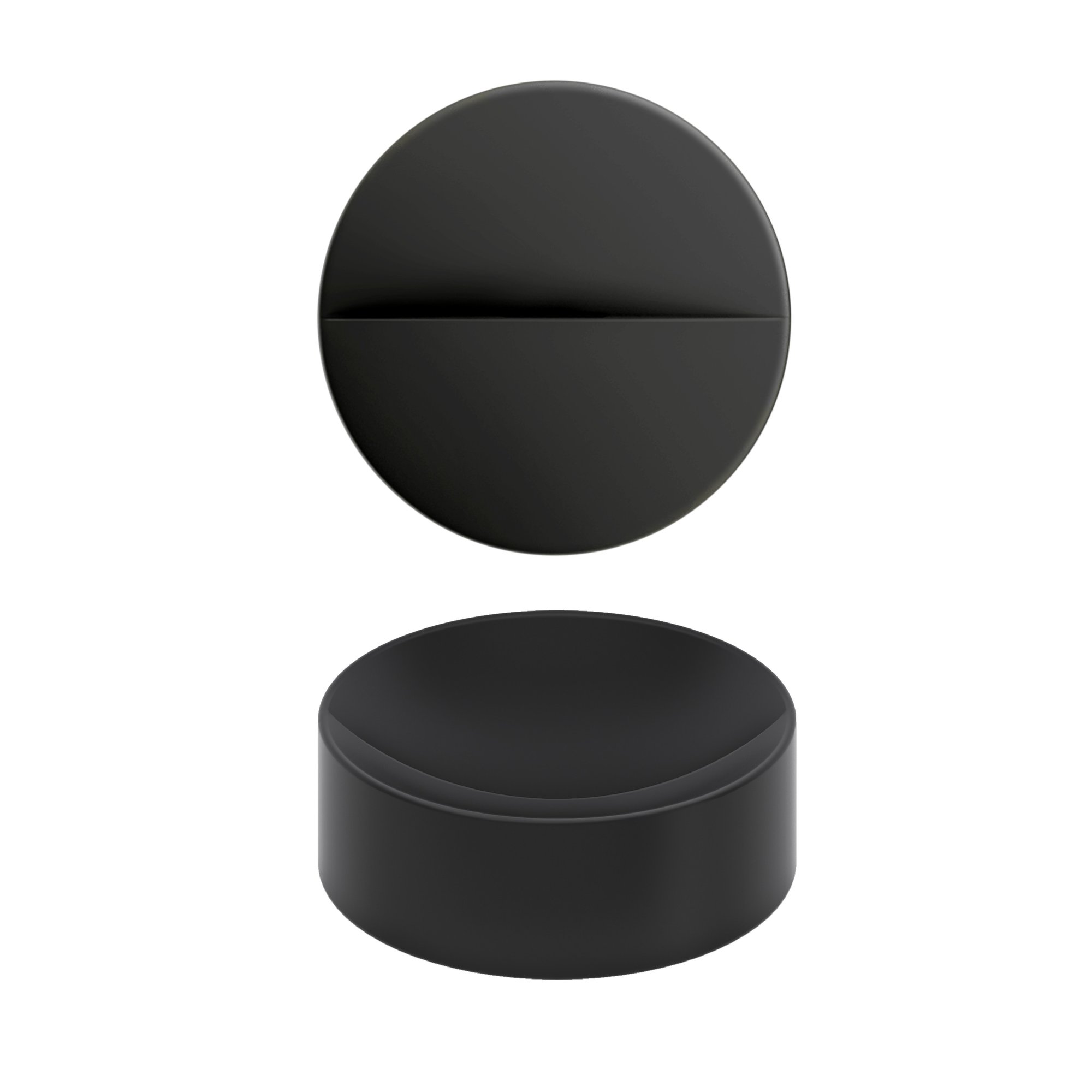 Clou Vale opzetfontein 22cm rond keramiek - mat zwart - CL/03.30164 - Afbeelding 2