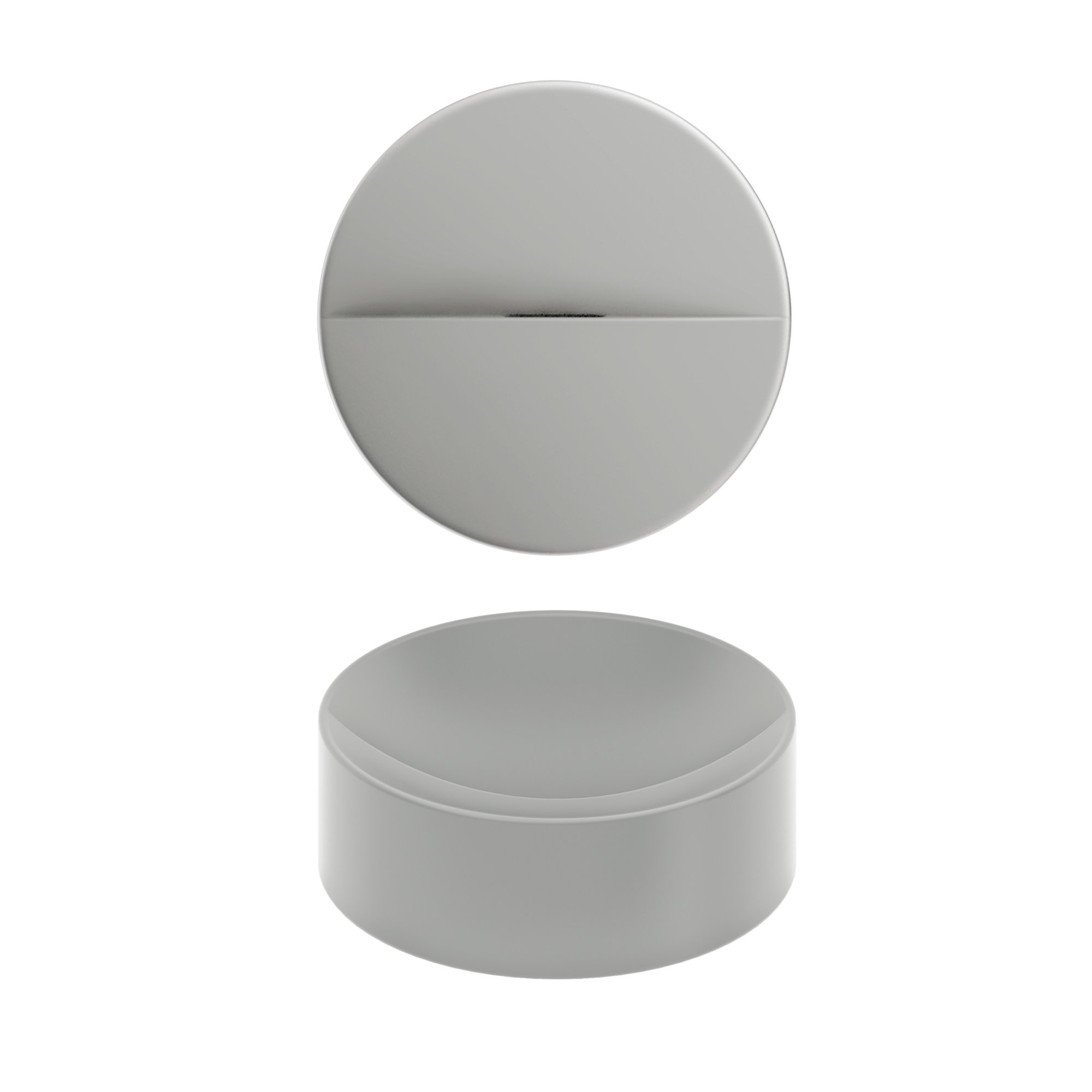 Clou Vale opzetfontein 22cm rond keramiek - mat grijs - CL/03.32164 - Afbeelding 2