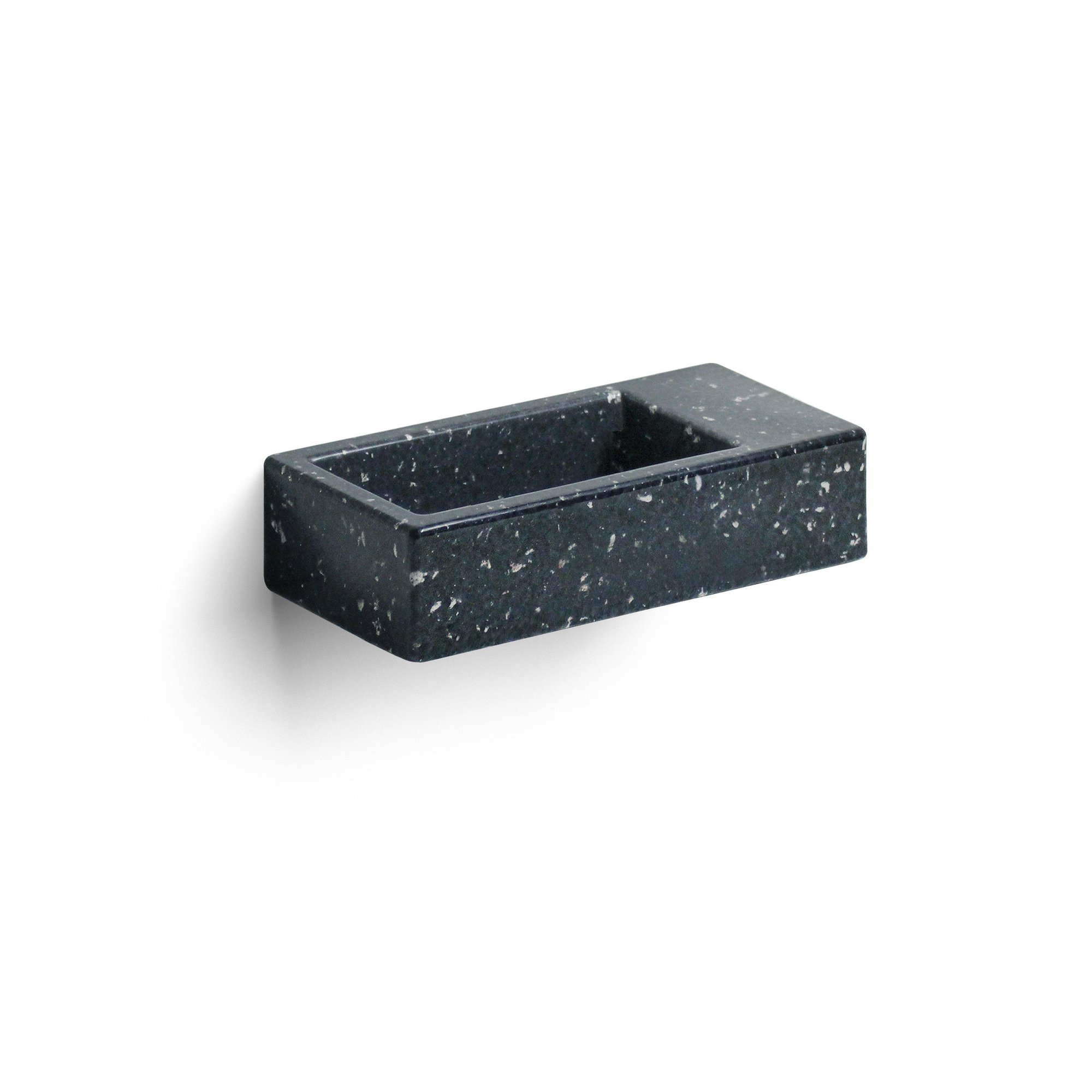Clou Flush 3 fonteinmeubel 36x18cm ecorazzo - grieks eiken rechts - fontein zwart - CL/03.80031 - IB/07.16.7036.63 - Afbeelding 3