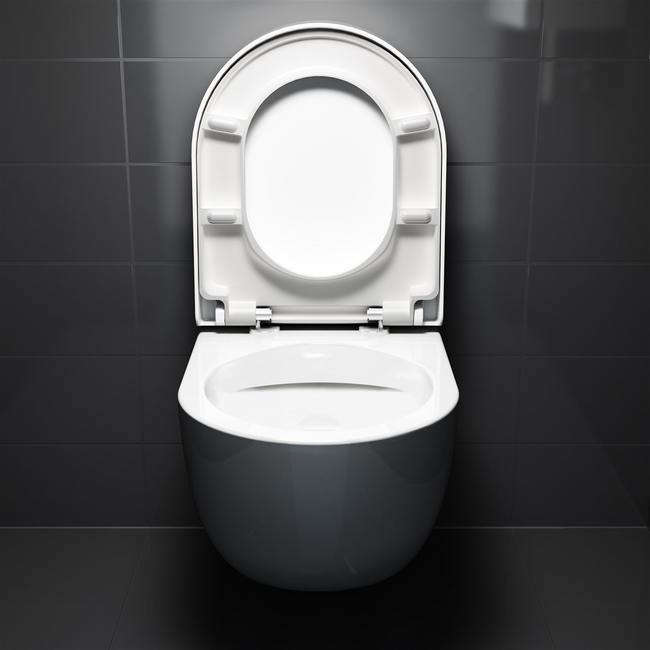 Clou Hammock hangtoilet 56cm Rimless glans wit met zitting - CL/04.01060 - Afbeelding 5
