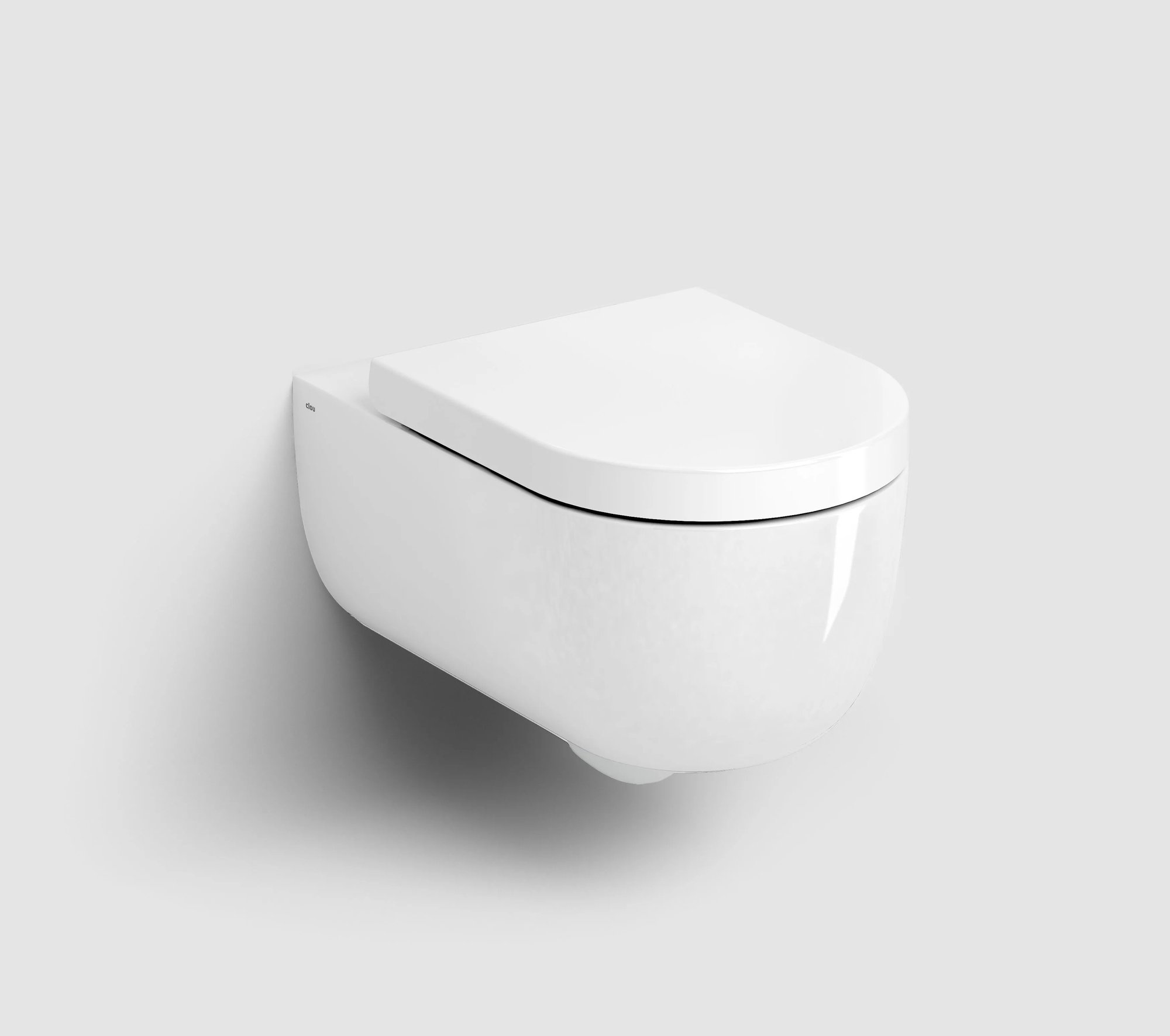 Clou Hammock hangtoilet 56cm Rimless glans wit met zitting - CL/04.01060 - Afbeelding 8