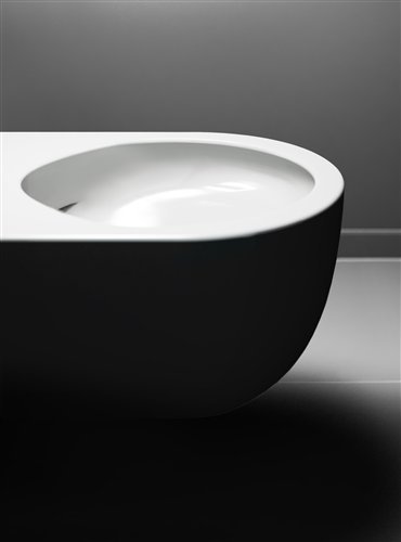 Clou Hammock hangtoilet 49cm Rimless glans wit met zitting - CL/04.01180 - Afbeelding 6