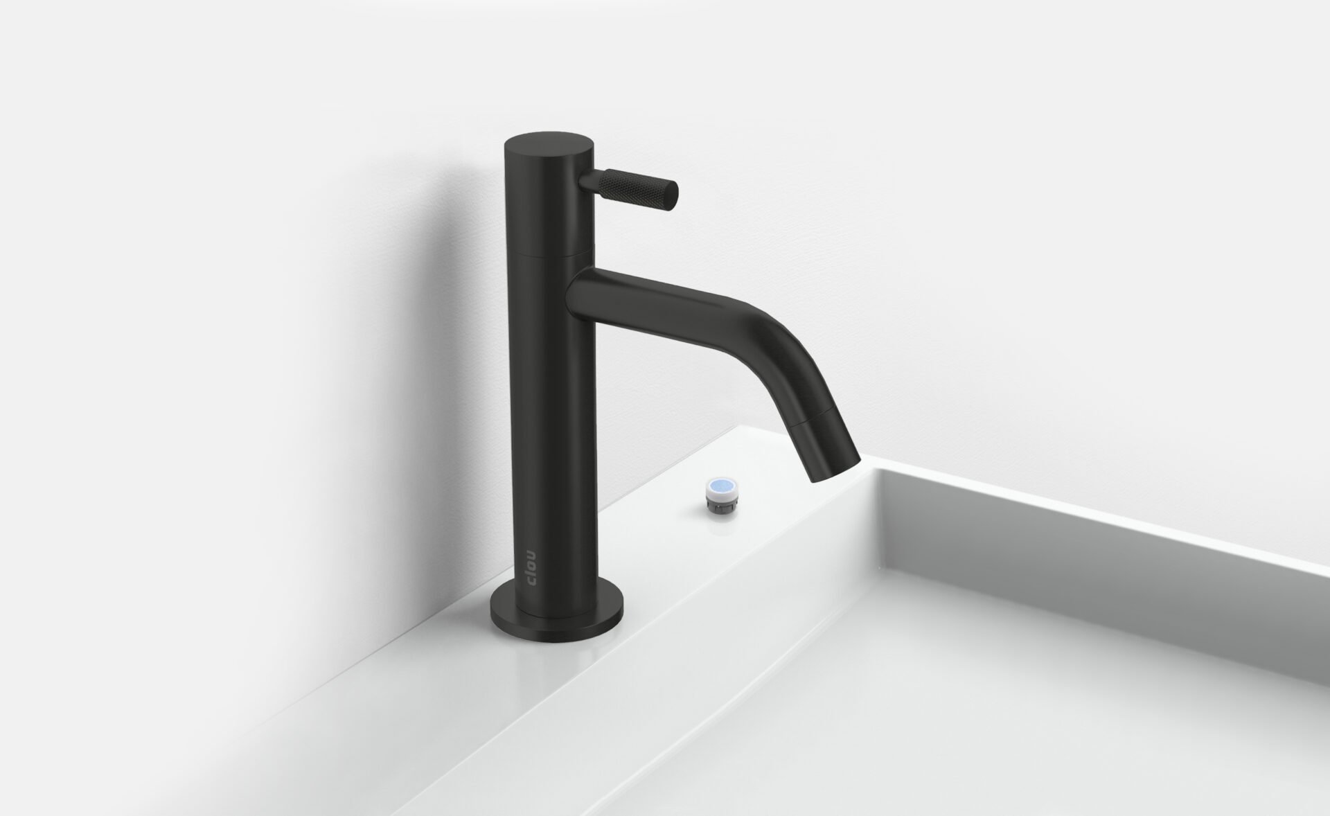Clou Freddo 2 fonteinkraan hoog - mat zwart - CL/06.03.001.21.L - Afbeelding 3
