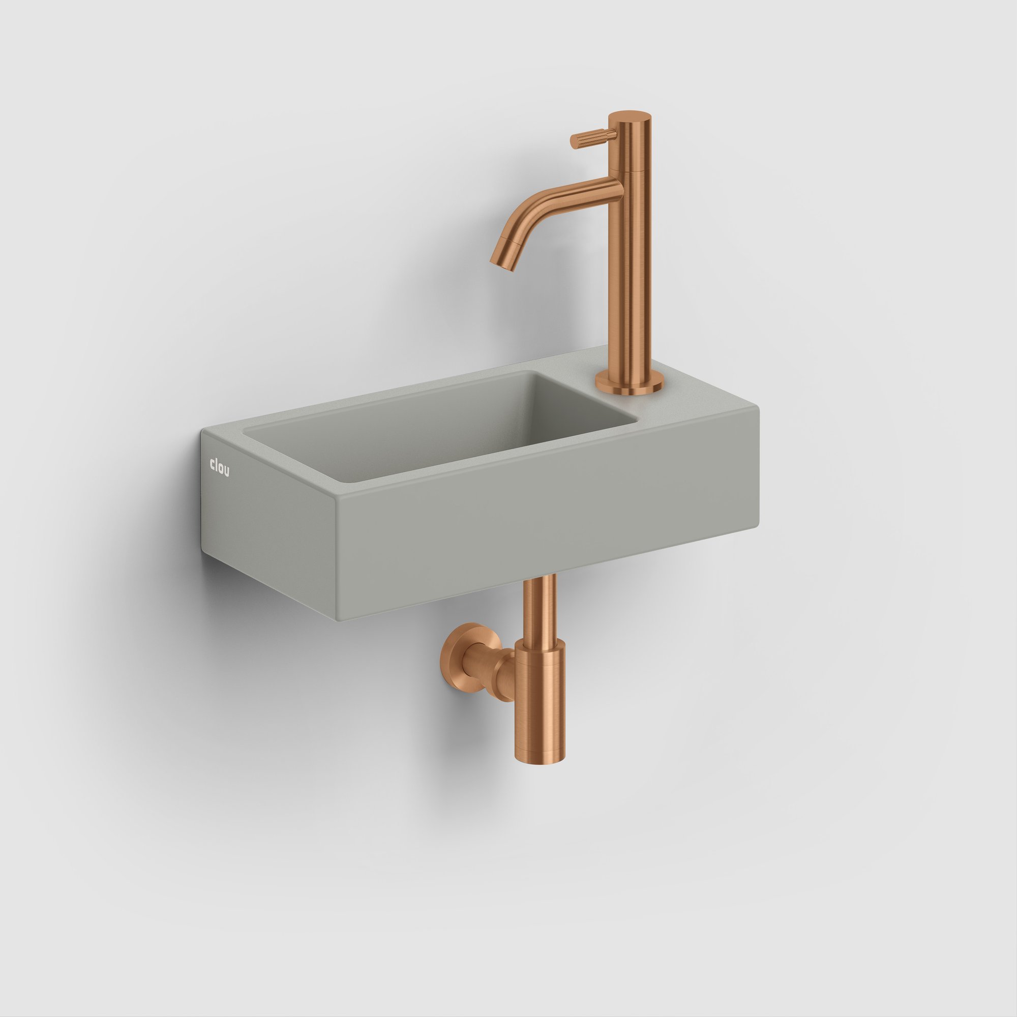 Clou Freddo 2 fonteinkraan hoog - geborsteld brons PVD - CL/06.03.001.83.L - Afbeelding 2