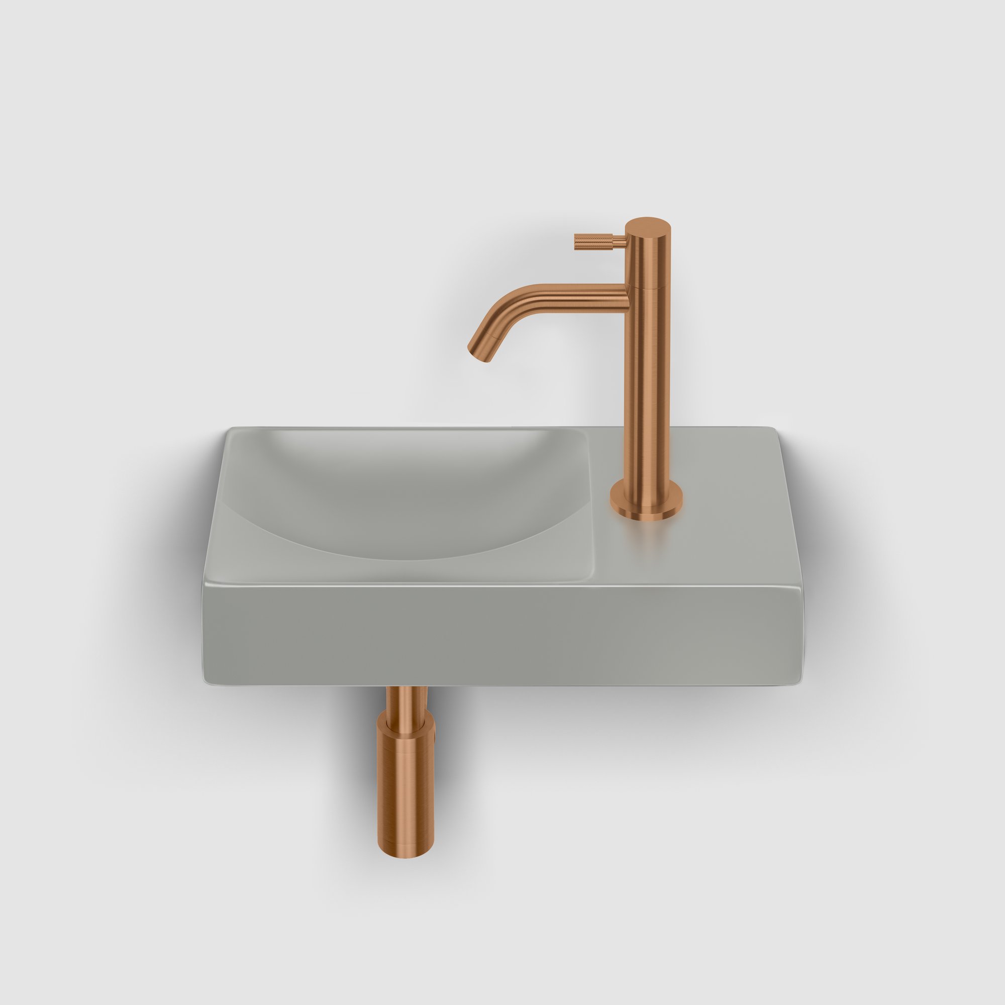 Clou Freddo 2 fonteinkraan hoog - geborsteld brons PVD - CL/06.03.001.83.L - Afbeelding 3