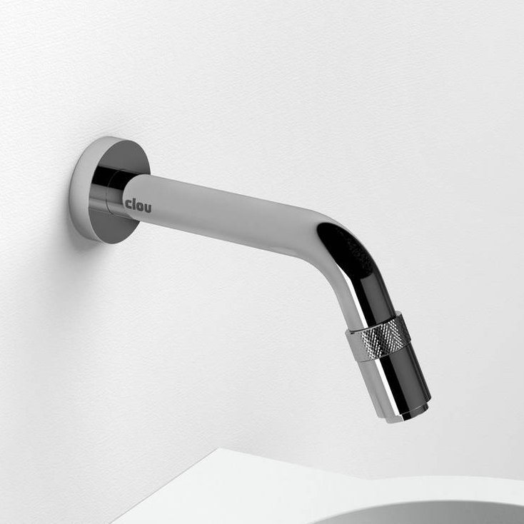 Clou Freddo 11 wandfonteinkraan - 15cm - chroom - CL/06.03015 - Afbeelding 2