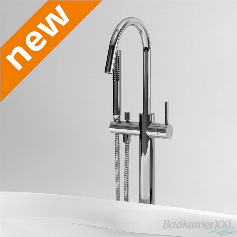 Clou Xo vrijstaande badmengkraan type 1 chroom - CL/06.04001.29 - Afbeelding 2
