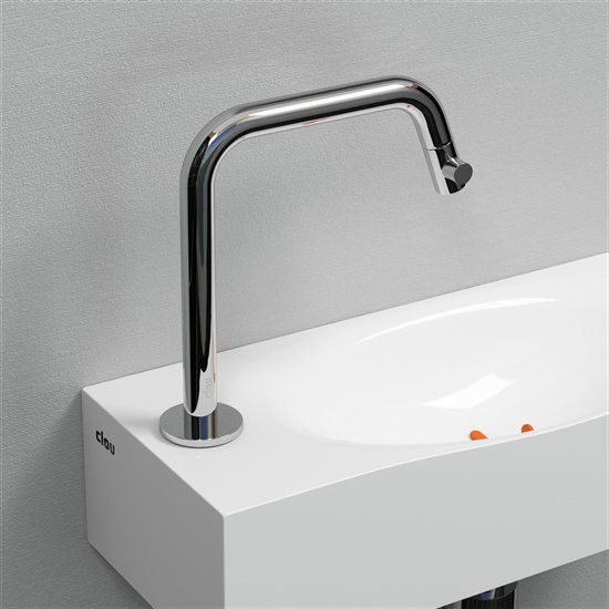 Clou Kaldur fonteinkraan 17,5cm chroom - links - CL/06.05.003.29.L - Afbeelding 2