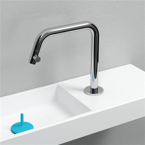 Clou Kaldur fonteinkraan 17,5cm chroom - rechts - CL/06.05.003.29.R - Afbeelding 2