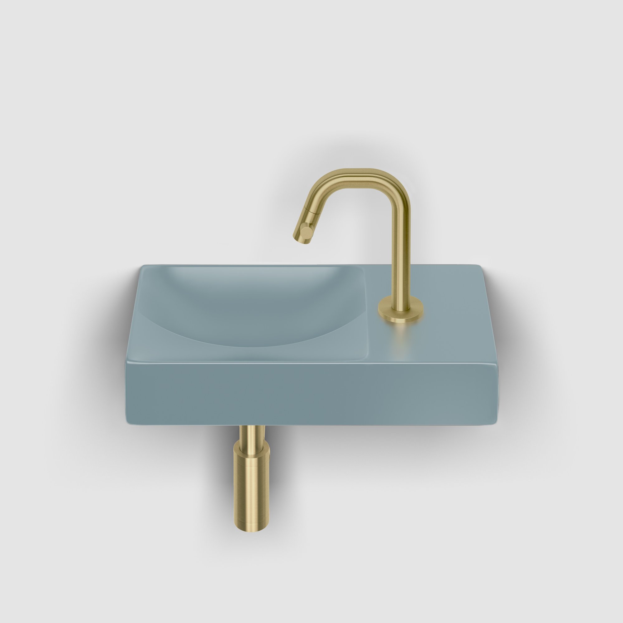 Clou Kaldur fonteinkraan 10,6cm - geborsteld goud pvd - CL/06.05.004.82.R - Afbeelding 2