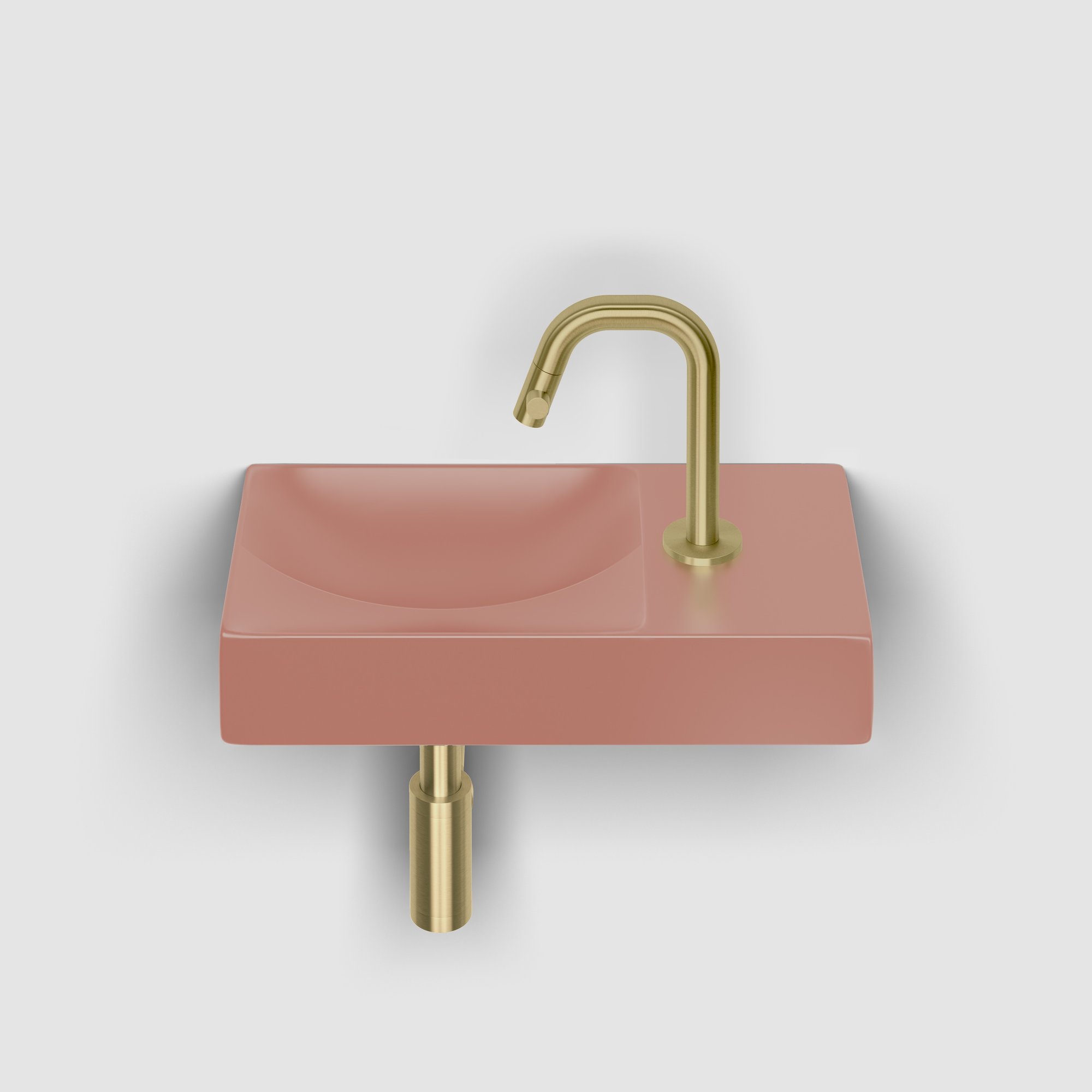 Clou Kaldur fonteinkraan 10,6cm - geborsteld goud pvd - CL/06.05.004.82.R - Afbeelding 4