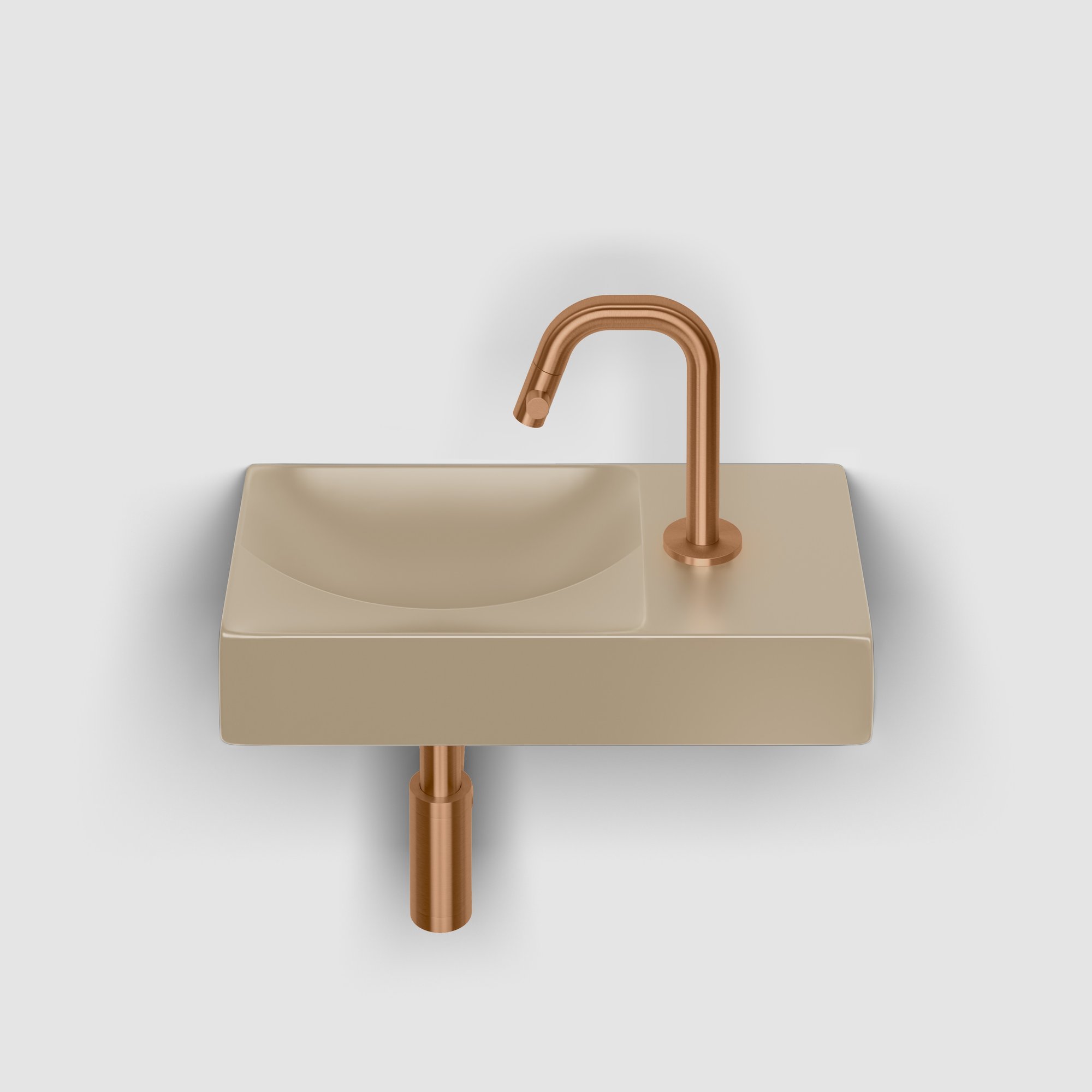 Clou Kaldur fonteinkraan 10,6cm - geborsteld brons pvd - CL/06.05.004.83.R - Afbeelding 6