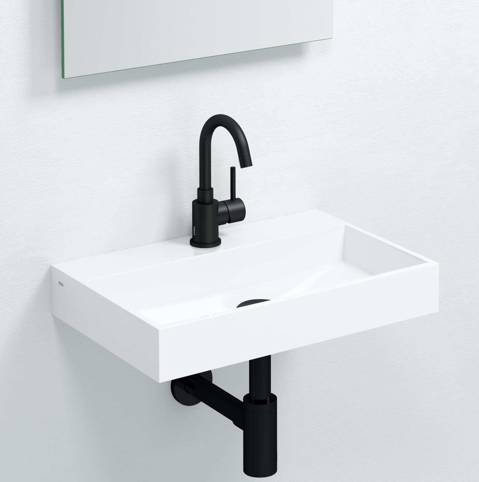 Clou XO wastafelmengkraan type 1 mat zwart - CL/06.14001.21 - Afbeelding 3