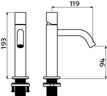 Clou XO wastafelmengkraan type 12 - CL/06.14012.29 - Afbeelding 4