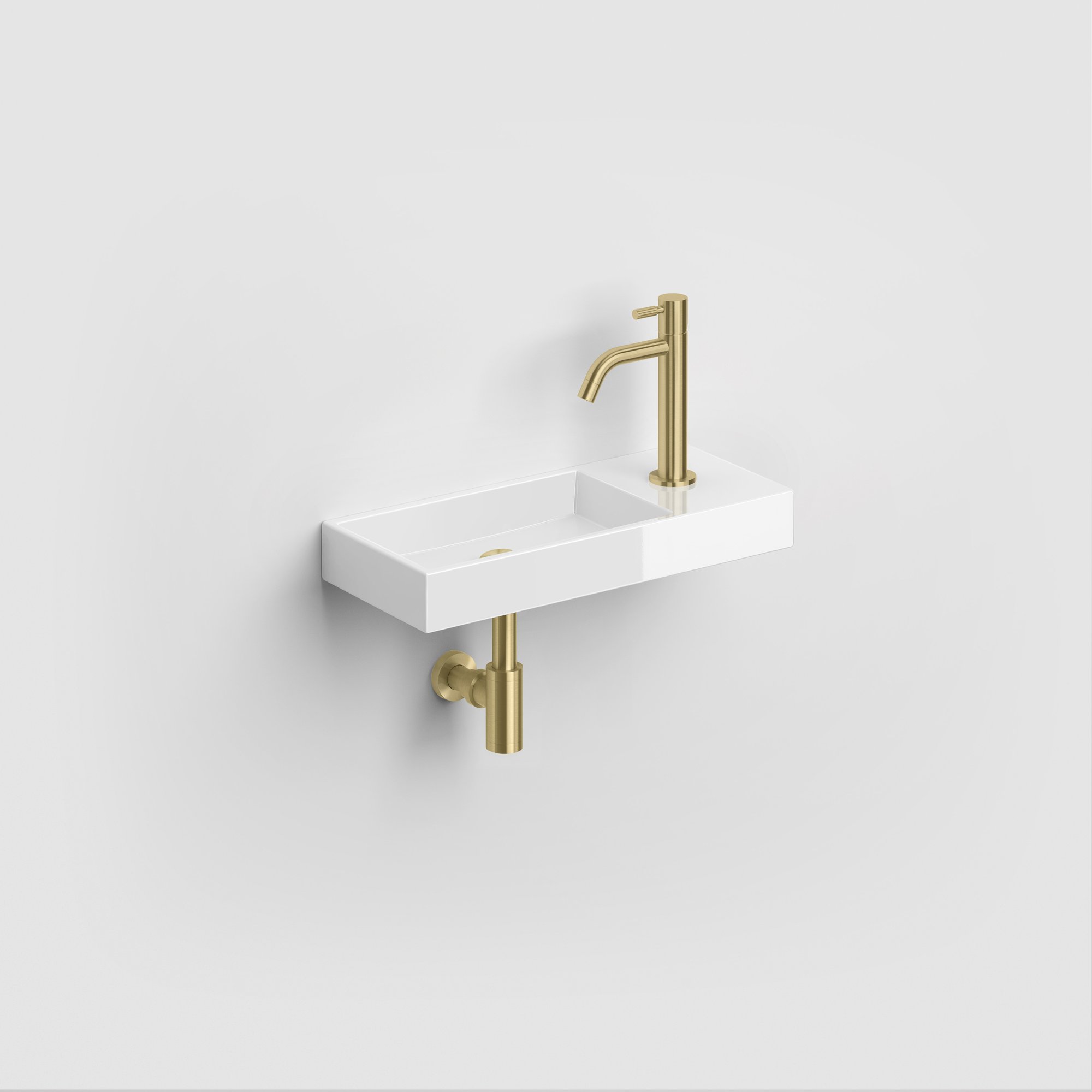 Clou XO wastafelkraan - Geborsteld goud PVD - CL/06.14013.82 - Afbeelding 4