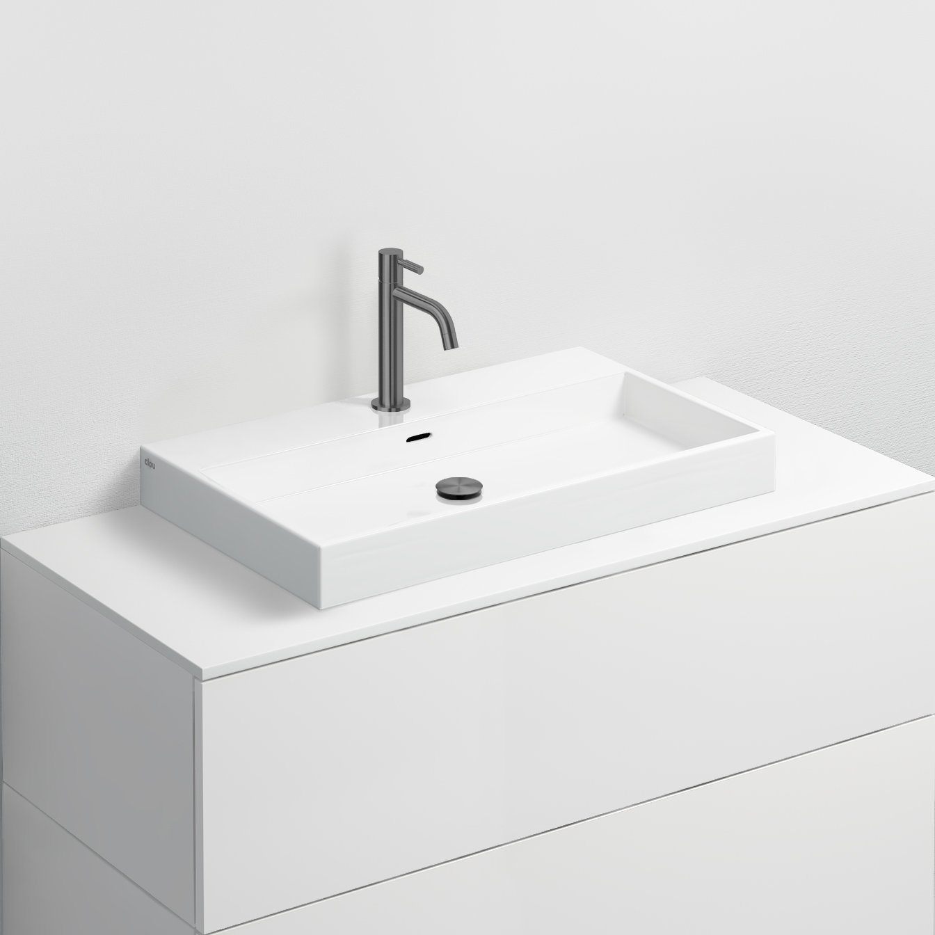 Clou XO wastafelkraan - Geborsteld gunmetal PVD - CL/06.14013.84 - Afbeelding 2