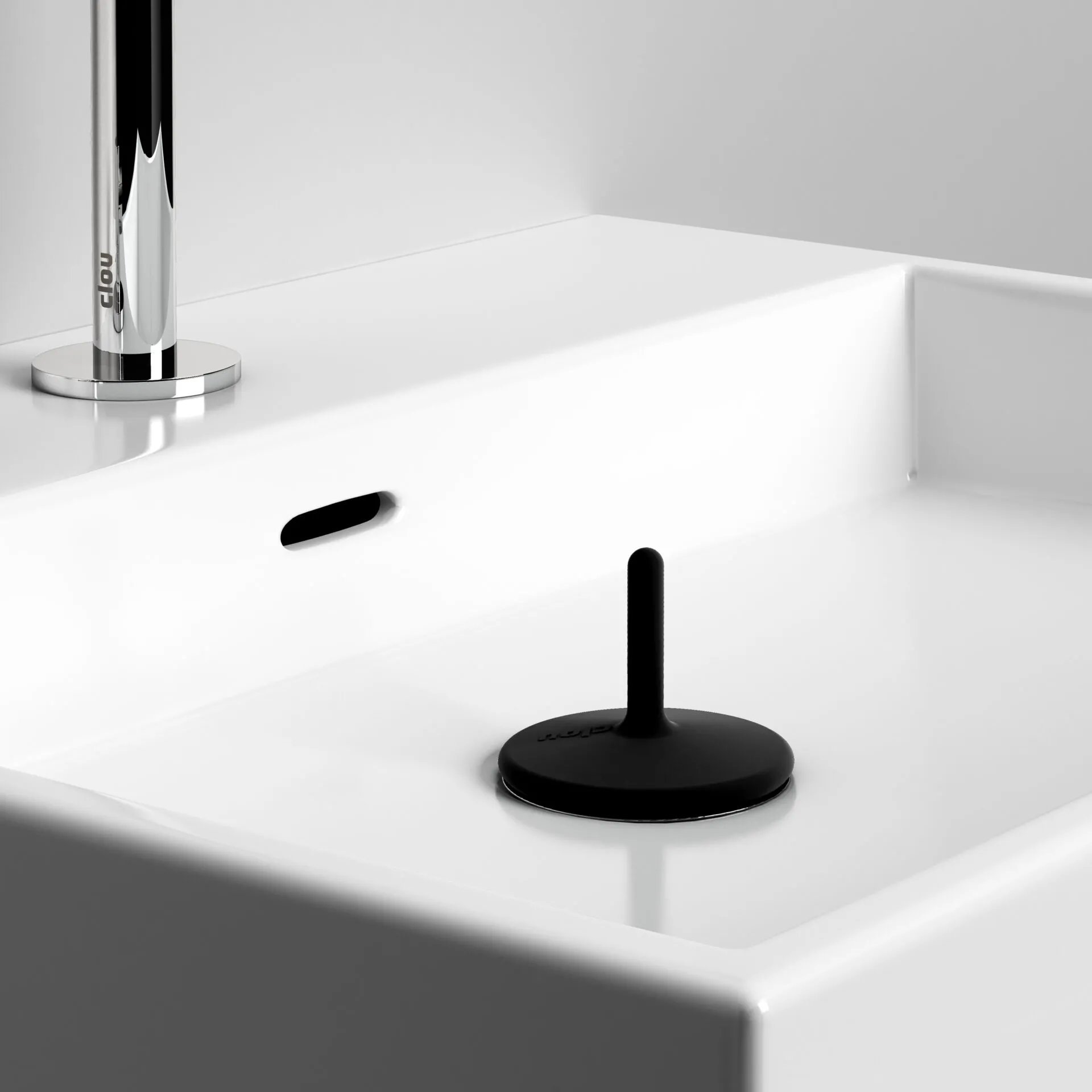Clou Wash Me niet-afsluitbare plug voor siliconen waterstop - chroom - CL/06.51010.40 - Afbeelding 4