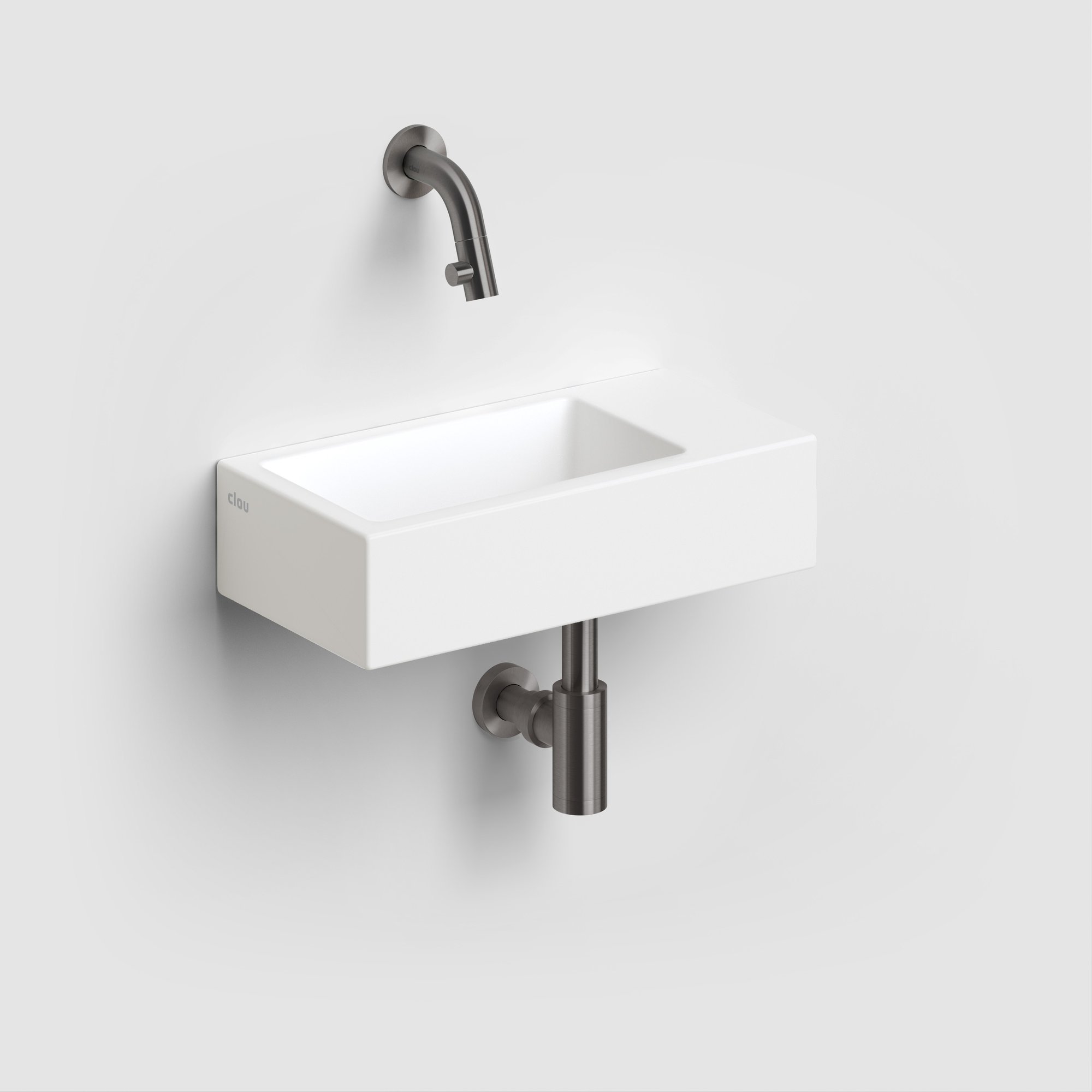 Clou Mini Suk fonteinsifon - geborsteld gunmetal pvd - CL/06.53011.84 - Afbeelding 2