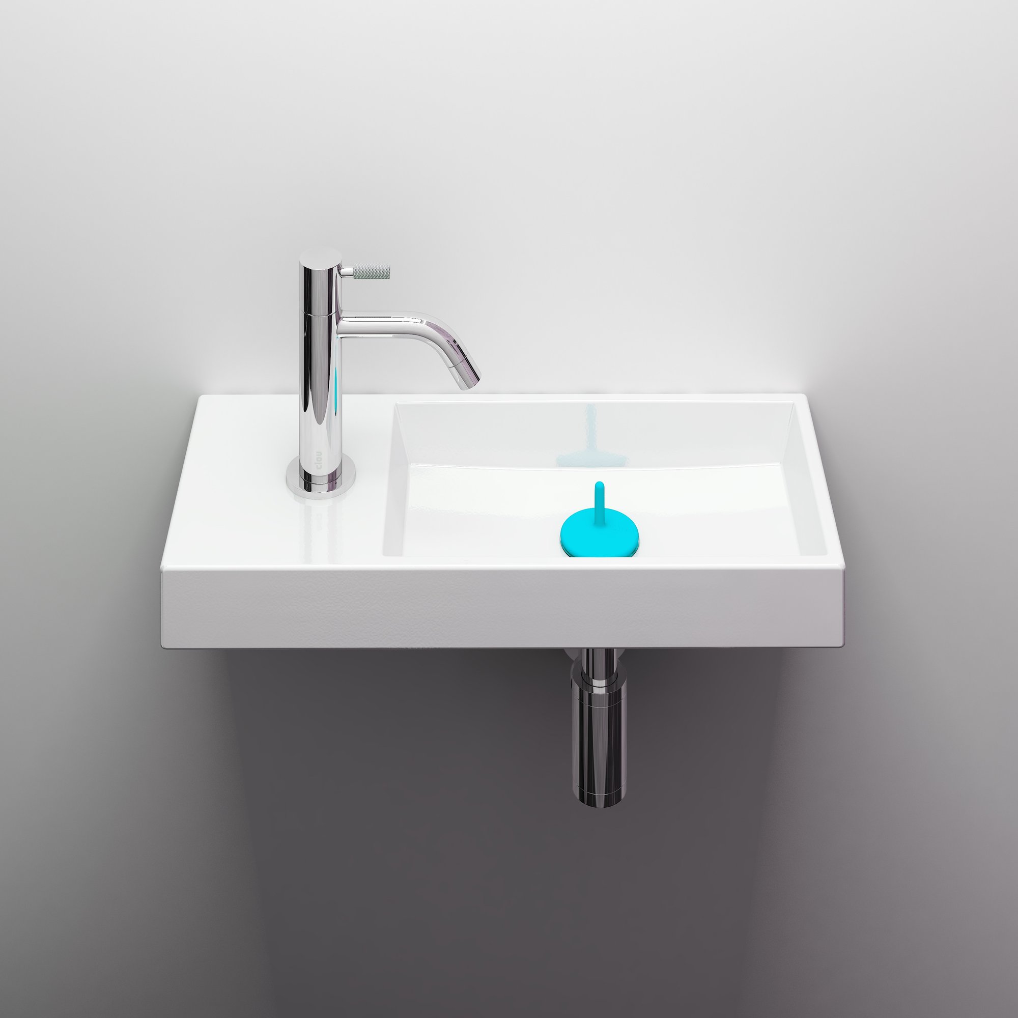 Clou Mini Wash Me siliconen waterstop - blauw - CL/06.55022 - Afbeelding 2