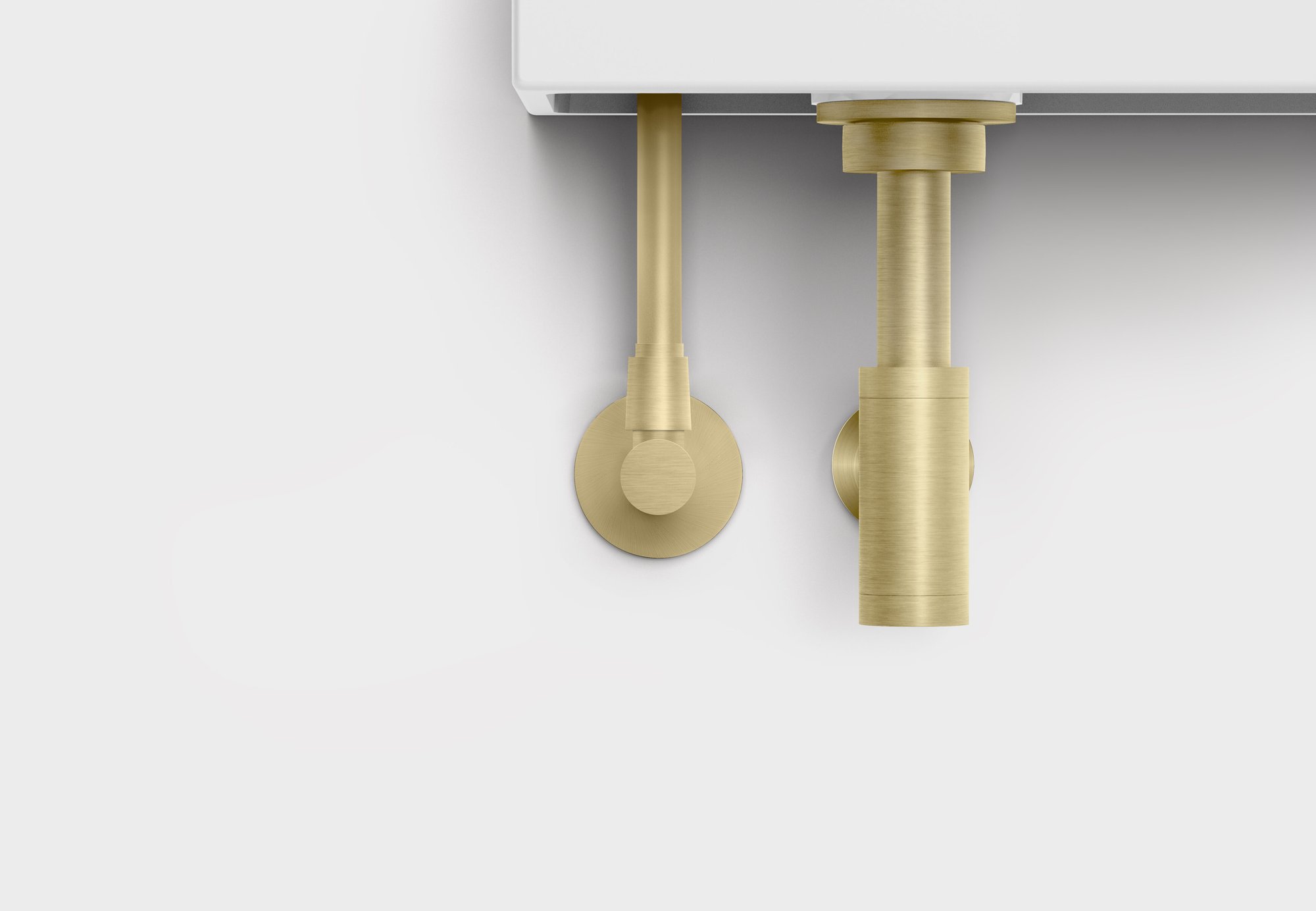 Clou Kaldur flexibele aansluitslang 30cm - geborsteld goud pvd - CL/06.56011.82 - Afbeelding 2