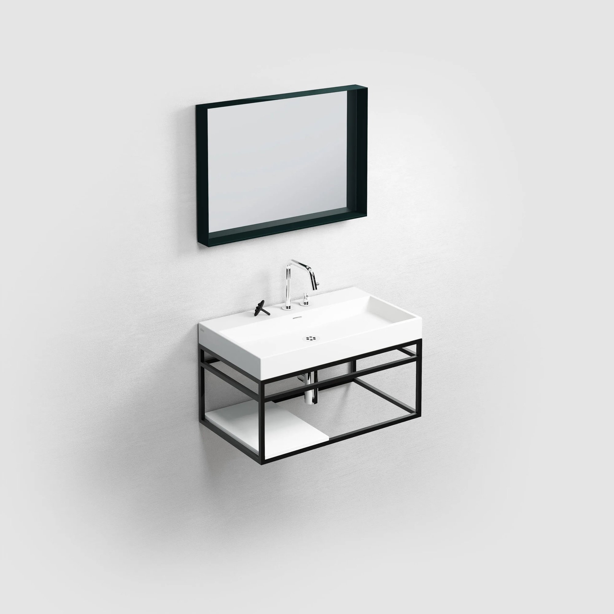 Clou (New) Wash Me Frame inlegplanchet 27cm aluite - mat wit - CL/07.41.003.55 - Afbeelding 2