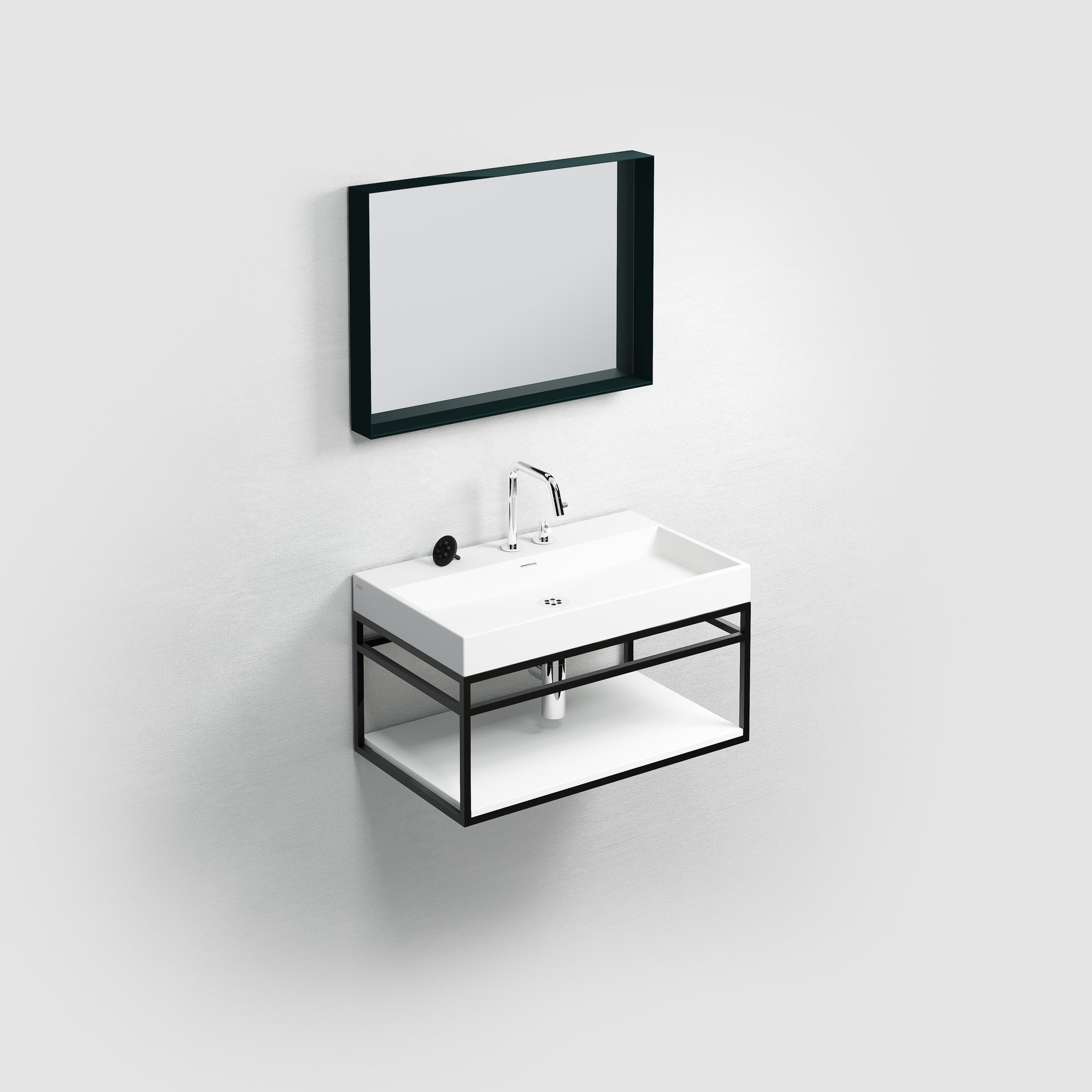 Clou (New) Wash Me Frame inlegplanchet 67cm aluite - mat wit - CL/07.41.007.55 - Afbeelding 2