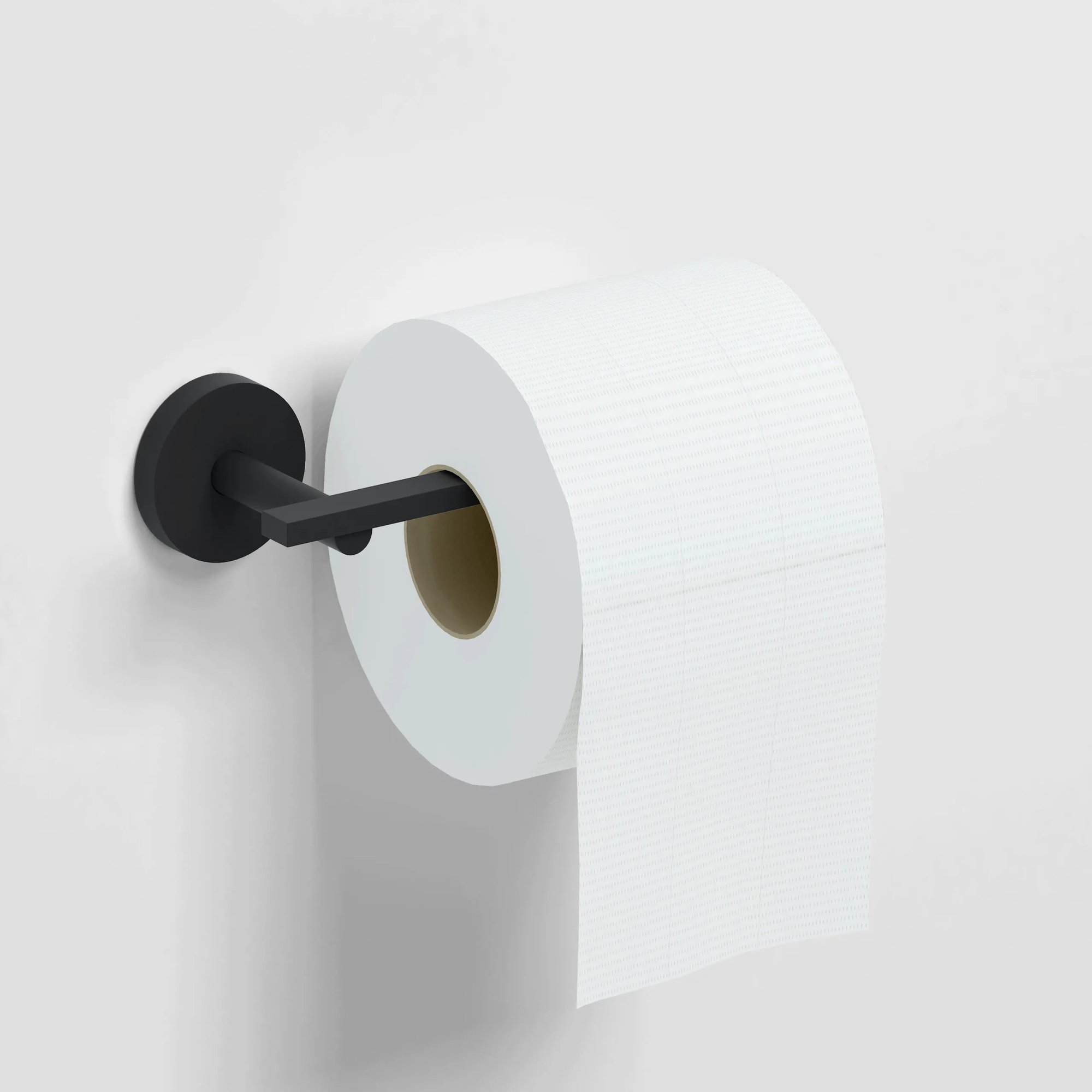 Clou Flat toiletrolhouder zonder klep 7,2cm - mat zwart - CL/09.02030.21 - Afbeelding 4