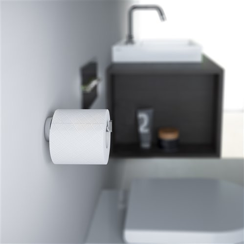 Clou Flat toiletrolhouder zonder klep diepte 12,1 cm chroom - CL/09.02031 - Afbeelding 3