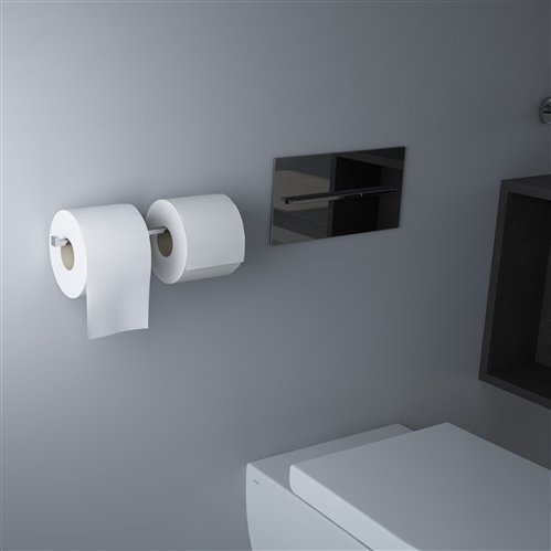 Clou Flat toiletrolhouder dubbel - CL/09.02032 - Afbeelding 3