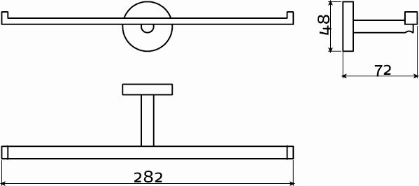 Clou Flat toiletrolhouder dubbel - CL/09.02032 - Afbeelding 5